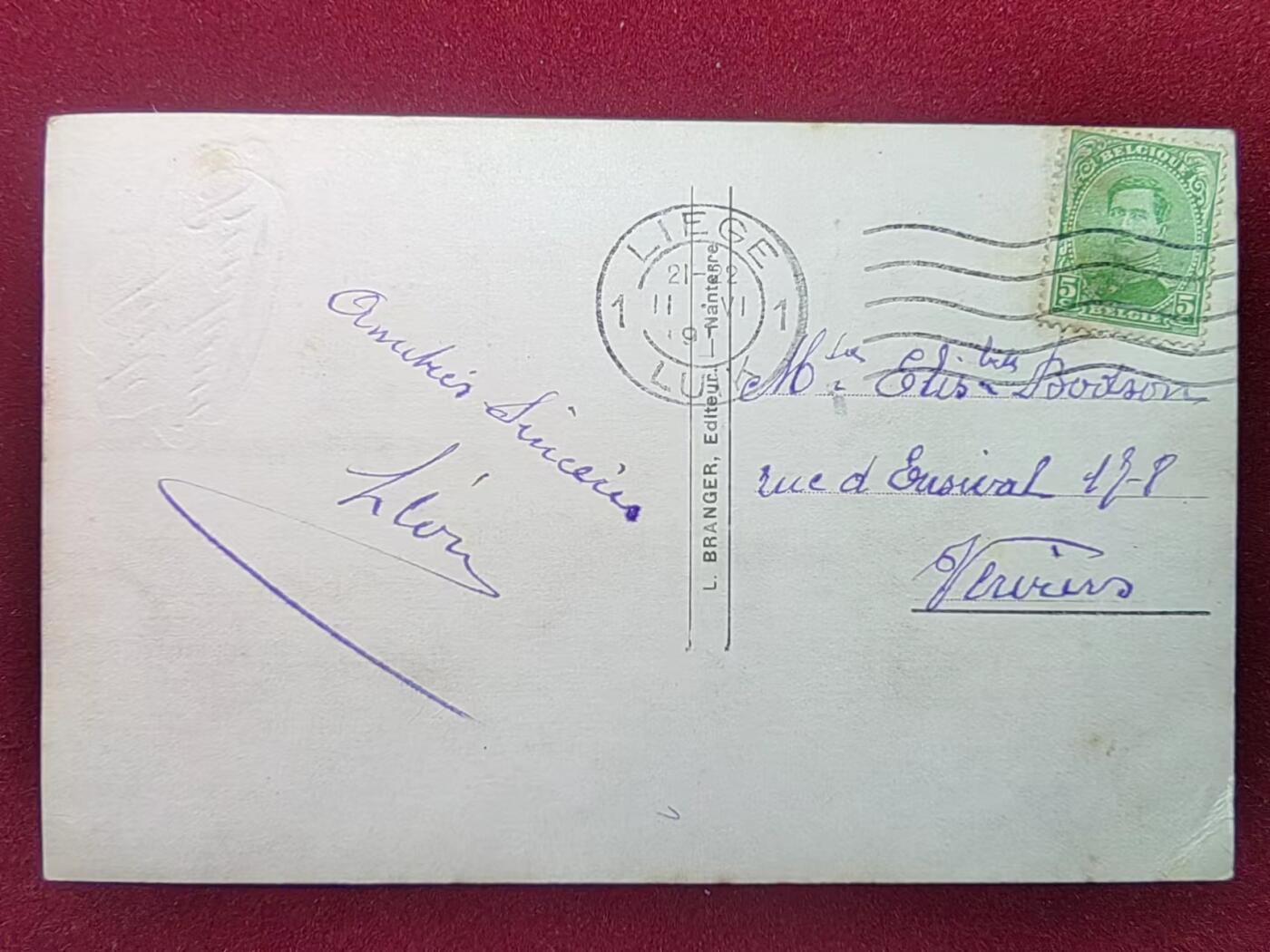 联合阁邮币社™ ——“多国明信片专场” 祝福 烫金字