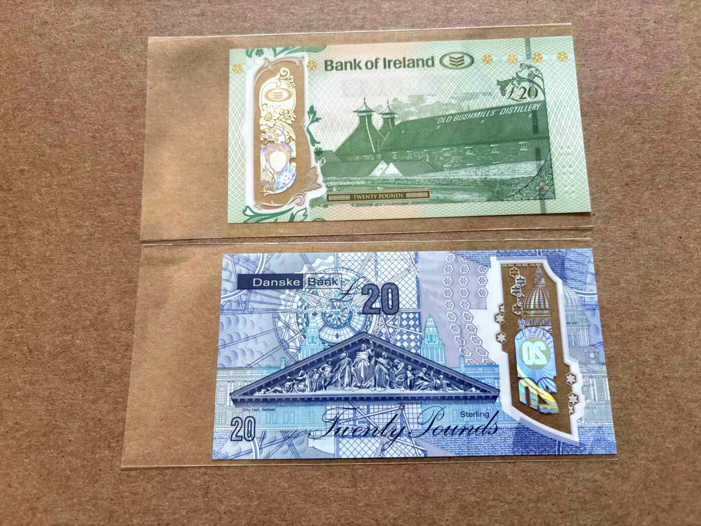 【Blue Auction】✨世界纸币精拍第502期【精】 【一组2张AA冠无47】北爱尔兰 2017-19年20镑 全新UNC