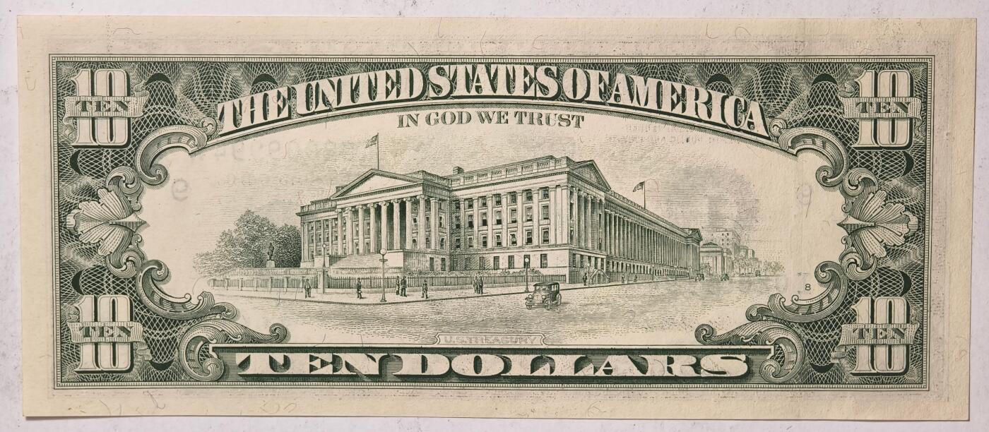 紫瑗钱币——第381期拍卖——纸币场 美国 1995年 I版 无序列 亚历山大·汉密尔顿 10美元 小头版 UNC