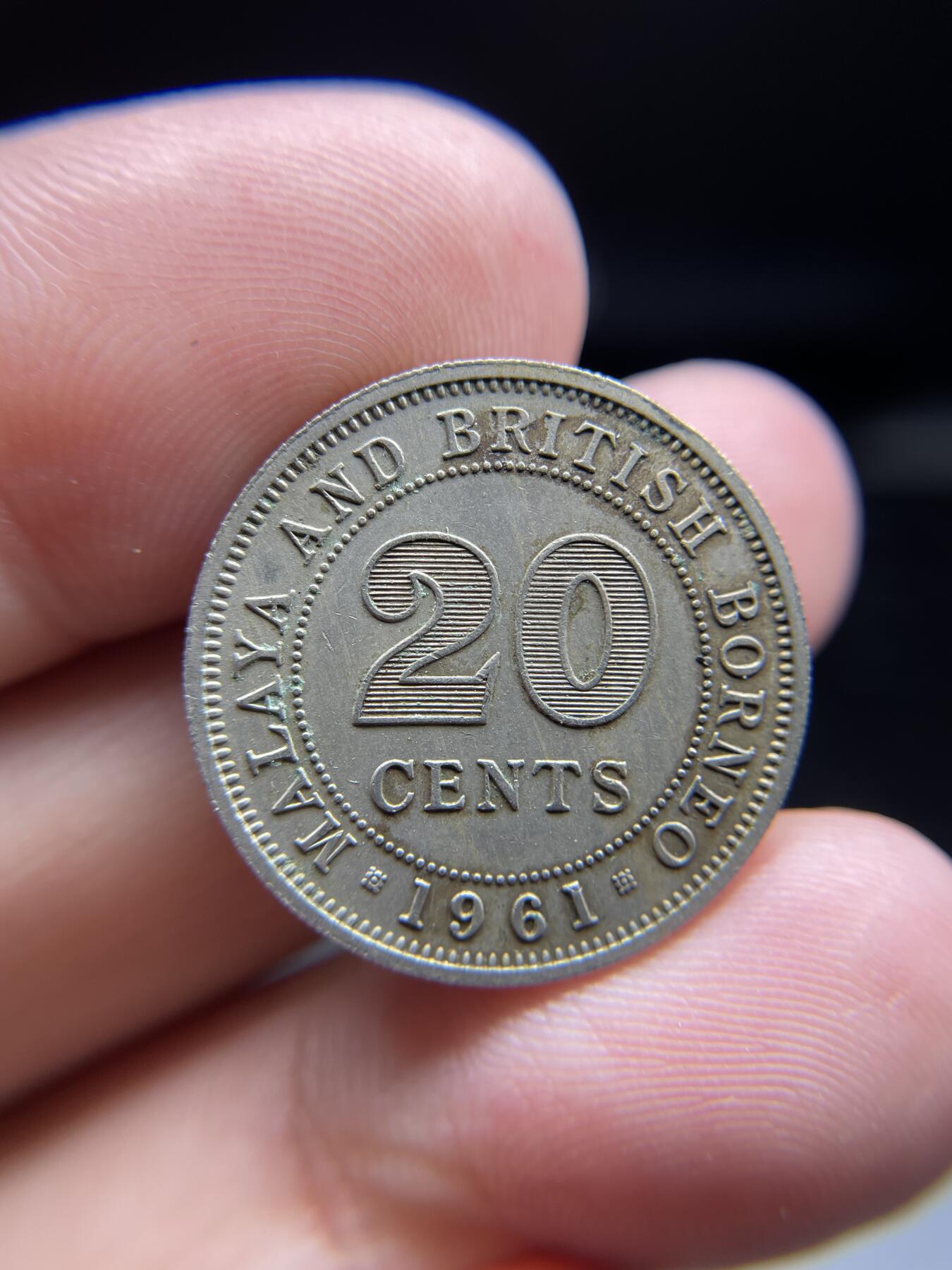2024年集古藏今外币拍卖第十期-第9场—（总第99拍），新一期拍卖开始了。 1961年英属马来亚20分