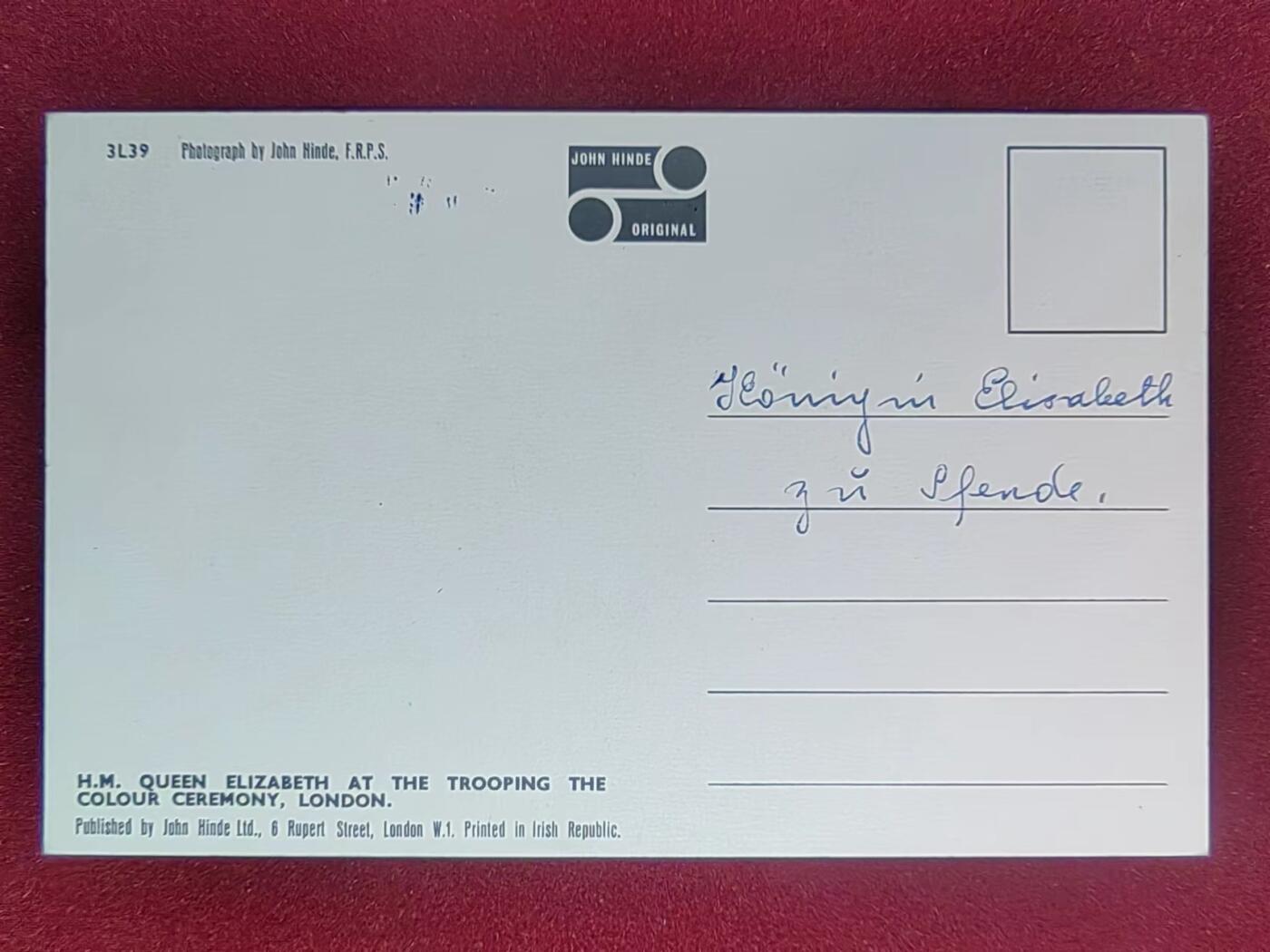 联合阁邮币社™ ——“多国明信片专场” 伊丽莎白二世 阅兵