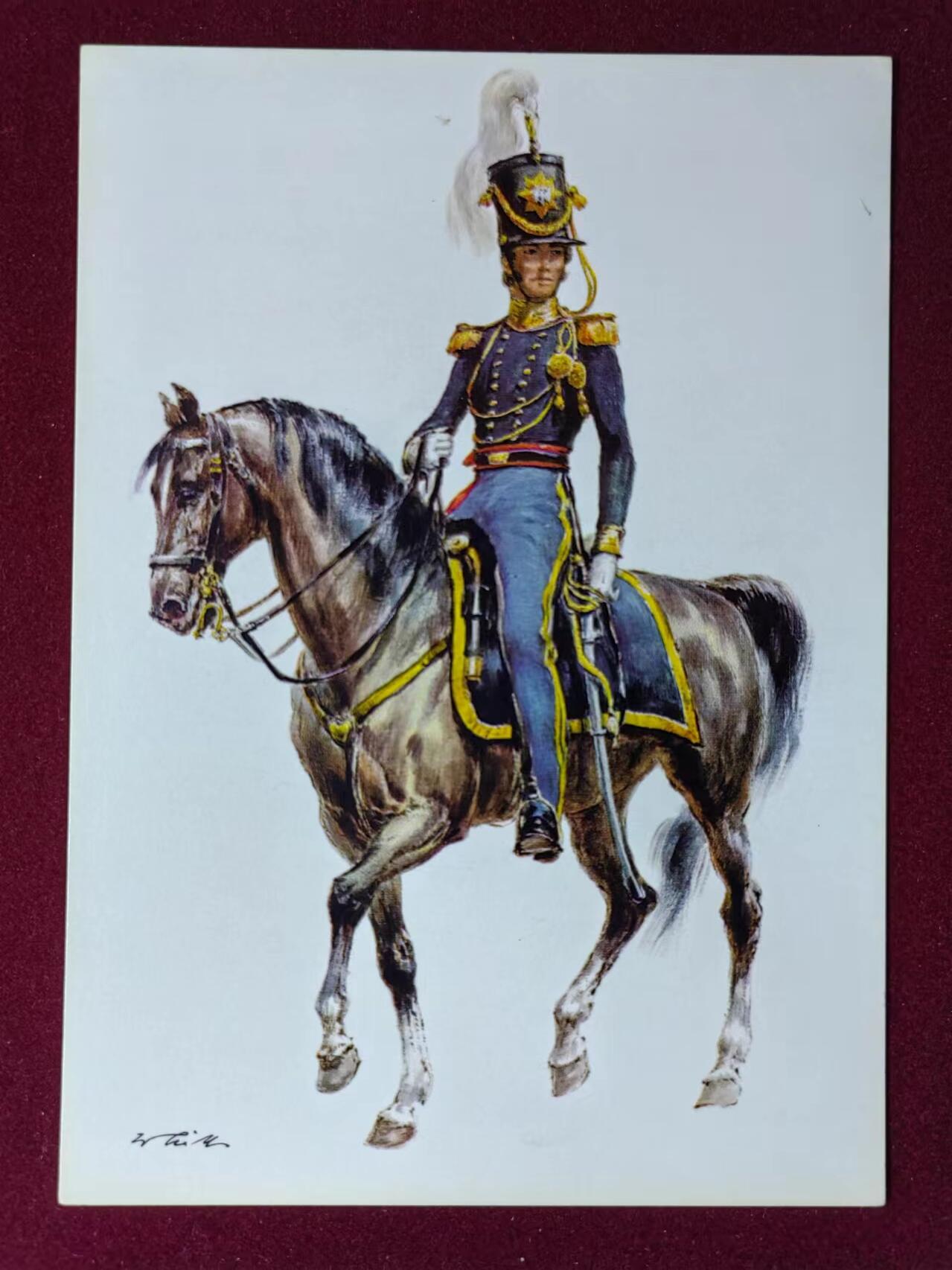 联合阁邮币社™ ——“多国明信片专场” 1836年 美国龙骑兵第一团