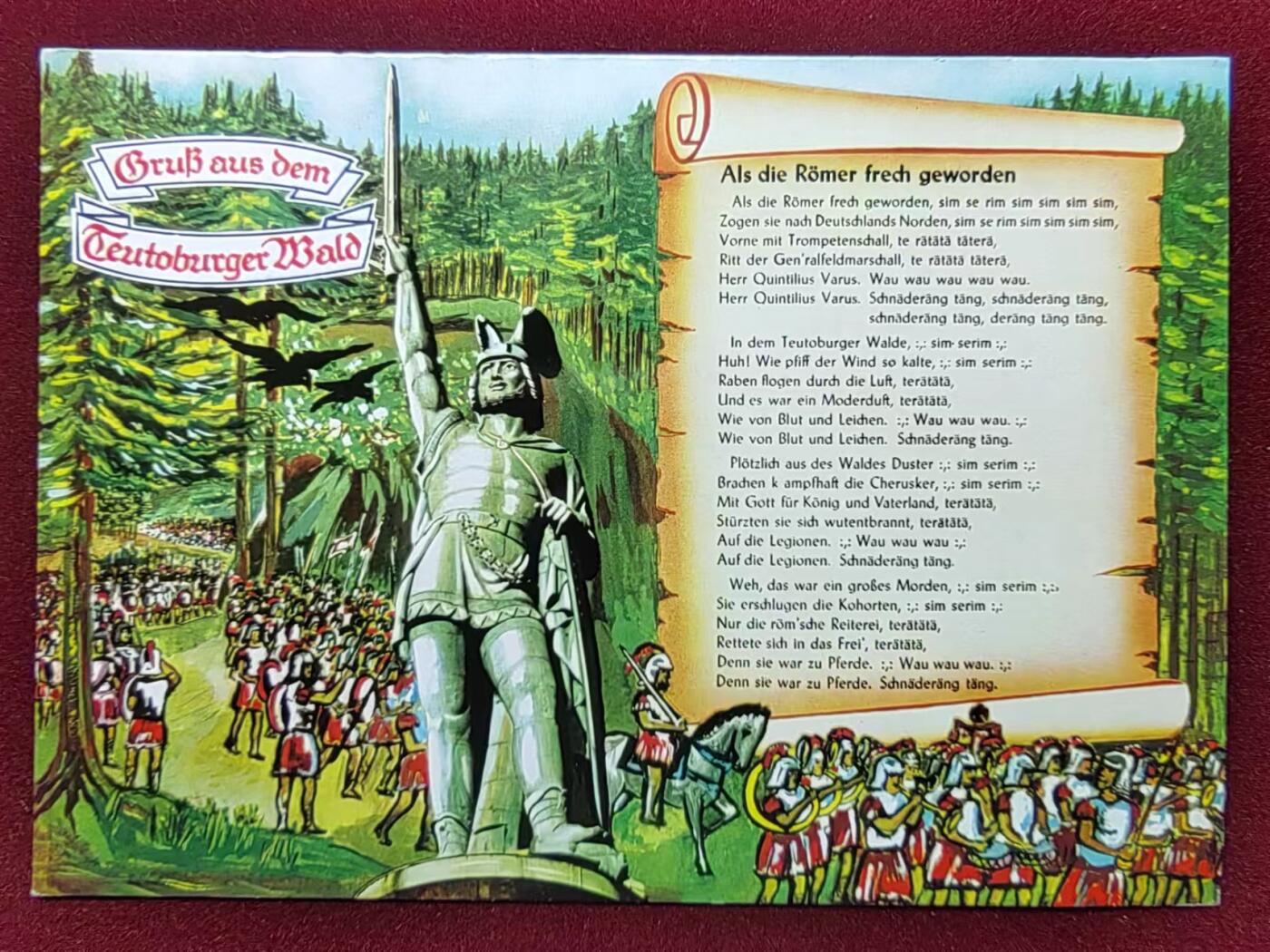 联合阁邮币社™ ——“多国明信片专场” 日耳曼人领导下摧毁了三个罗马军团