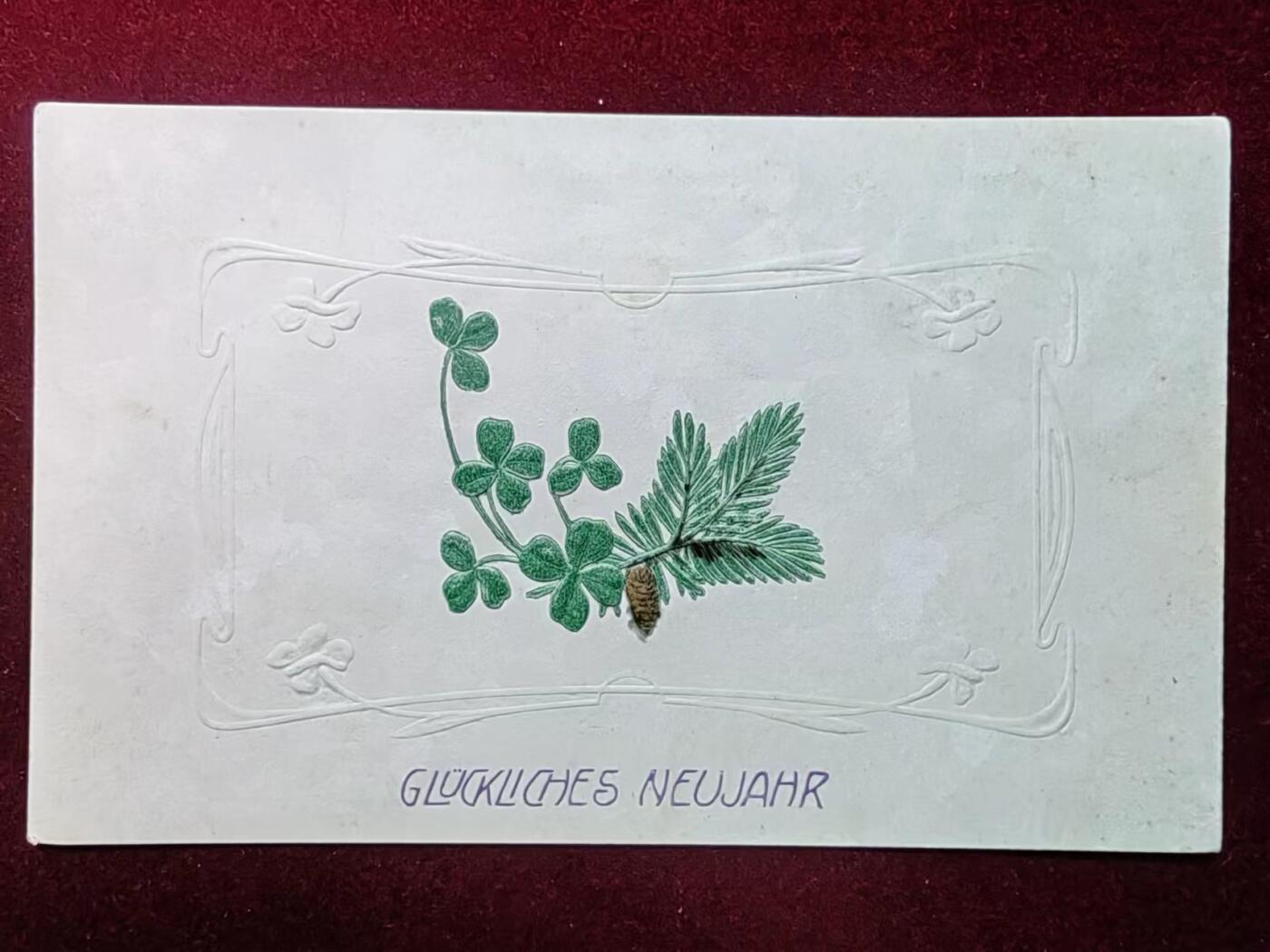 联合阁邮币社™ ——“多国明信片专场” 幸运草（压花片）