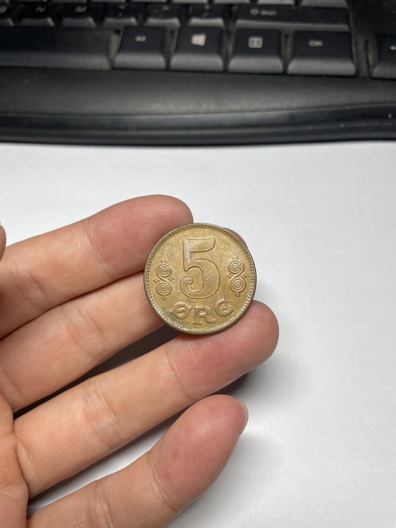 2024年集古藏今外币拍卖第十期-第9场—（总第99拍），新一期拍卖开始了。 丹麦1921年5欧尔
