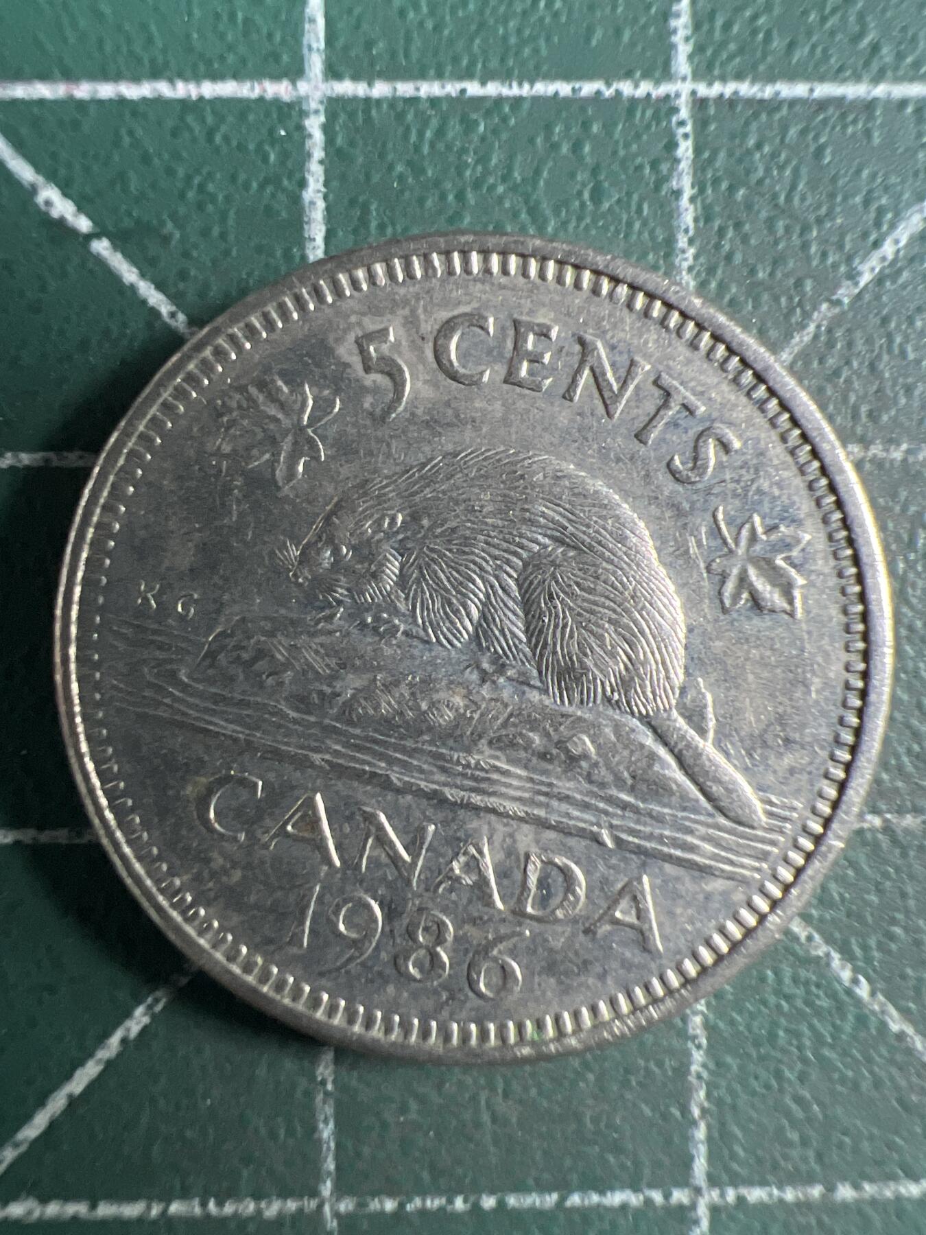 第650期 硬币专场 （无押金，捡漏，全场50包邮，偏远地区除外，接收代拍业务，本店十天发一次货） 加拿大五分