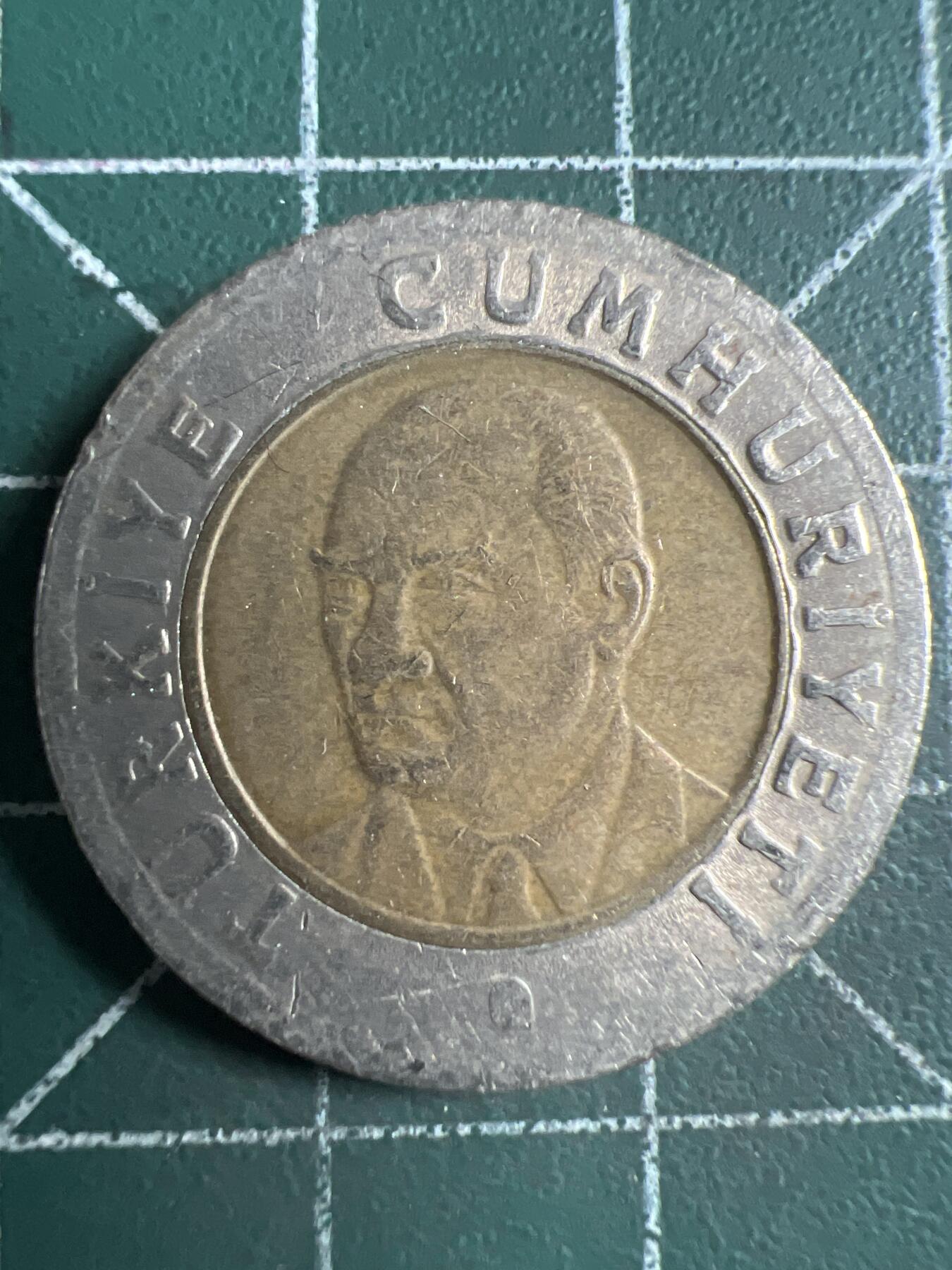 第650期 硬币专场 （无押金，捡漏，全场50包邮，偏远地区除外，接收代拍业务，本店十天发一次货） 土耳其1里拉 双色币