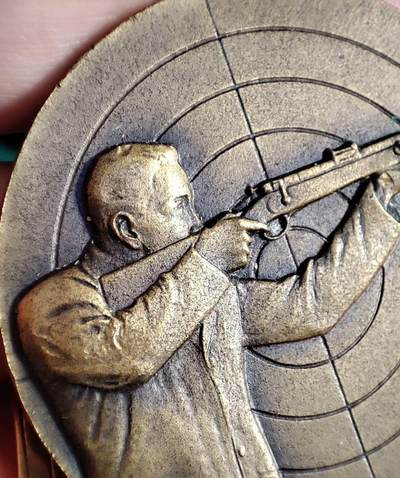 欧洲章牌艺术 周五九点 法国射击节铜章