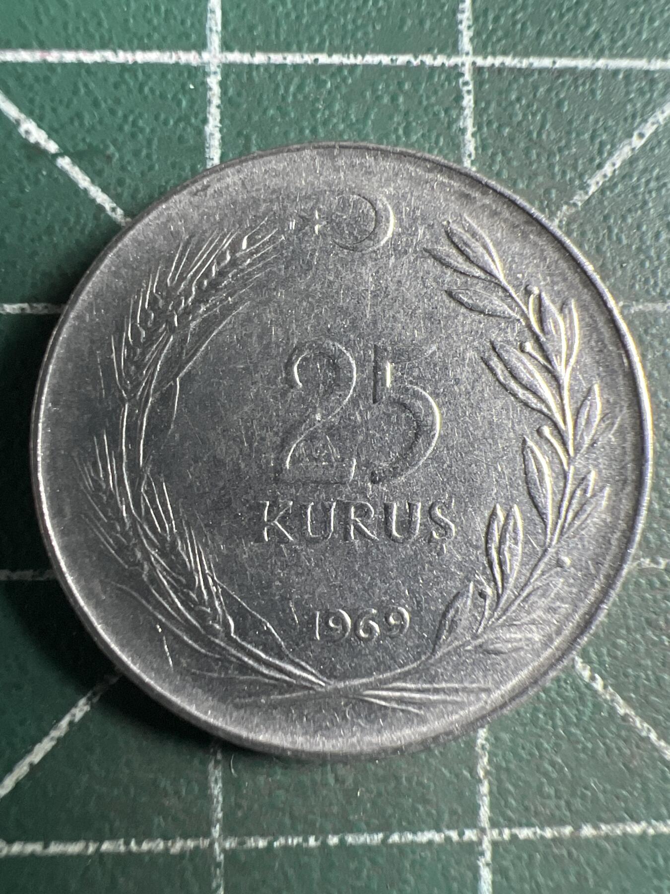 第669期 硬币专场 （无押金，捡漏，全场50包邮，偏远地区除外，接收代拍业务，本店十天发一次货） 土耳其25库鲁