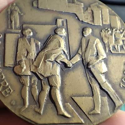 欧洲章牌艺术 周五九点 圣马力诺小铜章1984