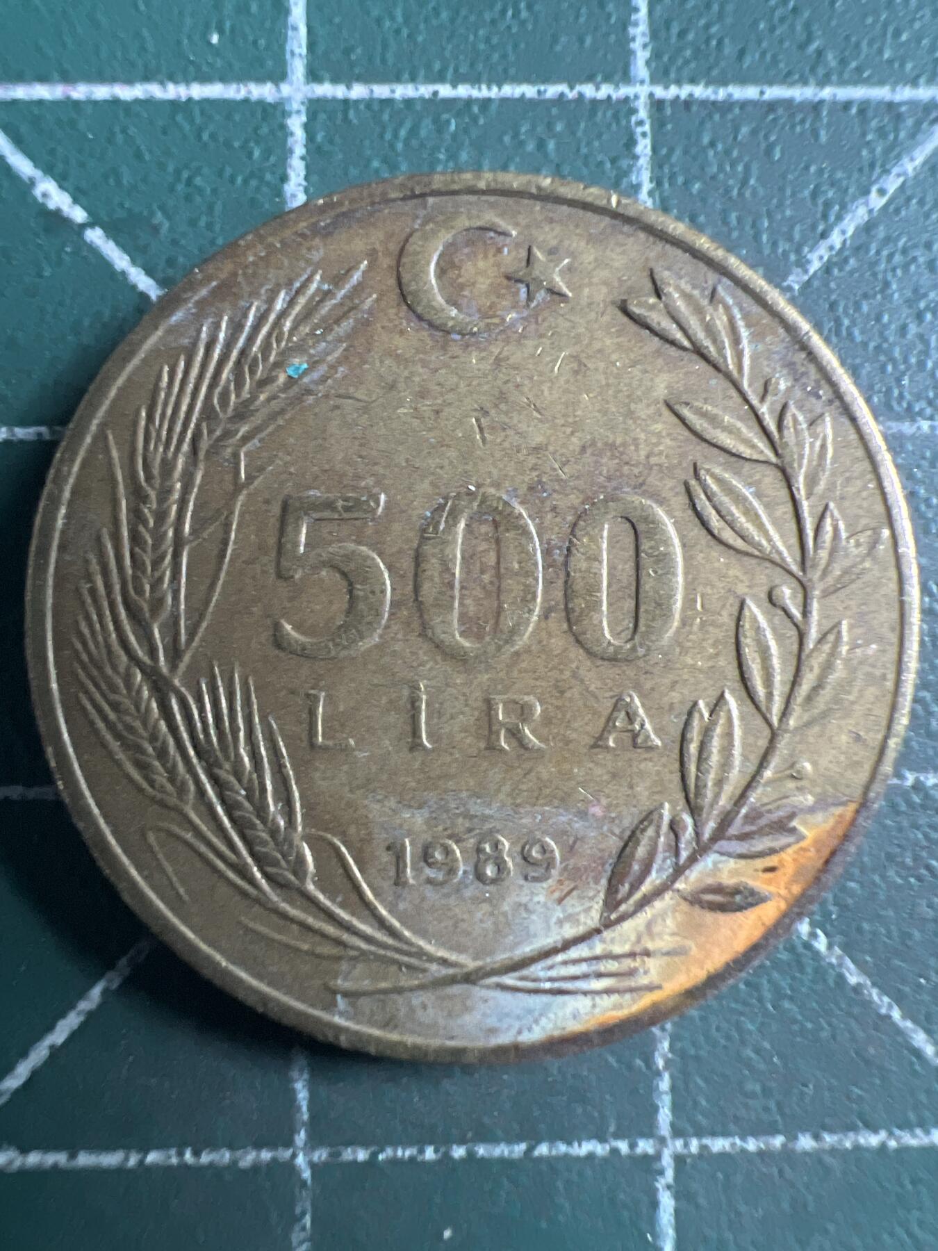 第651期 硬币专场 （无押金，捡漏，全场50包邮，偏远地区除外，接收代拍业务，本店十天发一次货） 土耳其500里拉