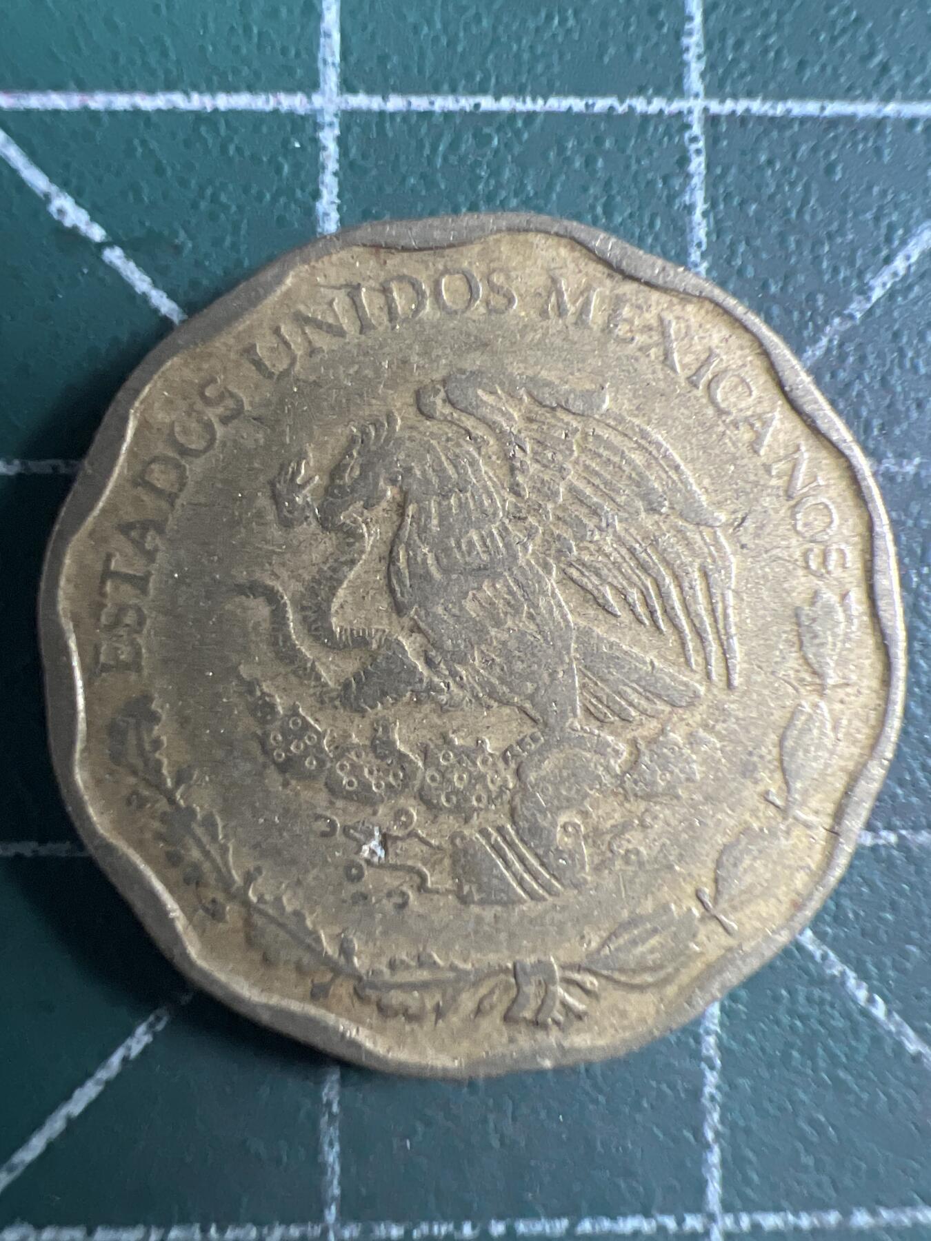 第650期 硬币专场 （无押金，捡漏，全场50包邮，偏远地区除外，接收代拍业务，本店十天发一次货） 墨西哥50C
