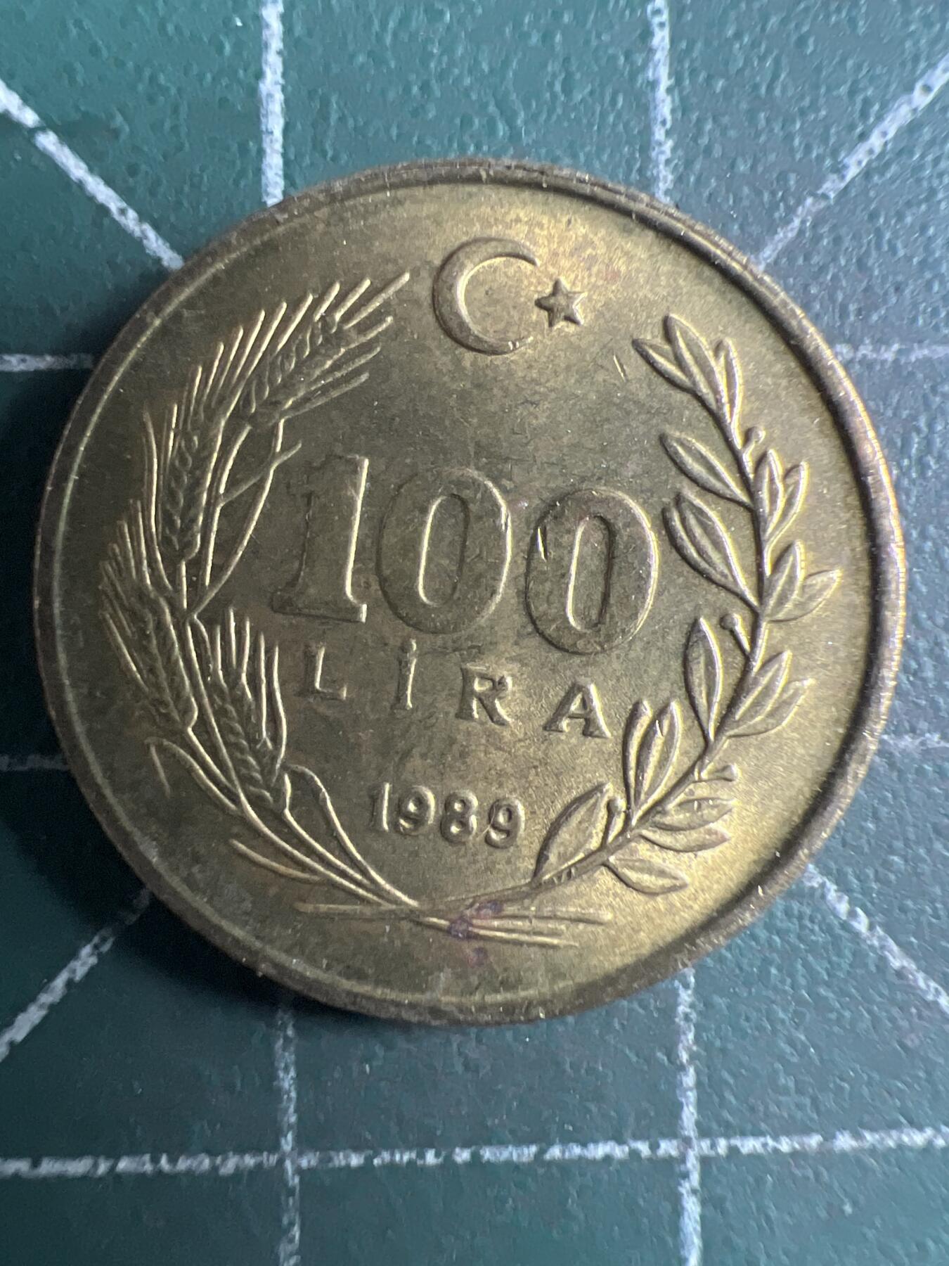 第650期 硬币专场 （无押金，捡漏，全场50包邮，偏远地区除外，接收代拍业务，本店十天发一次货） 土耳其100里拉