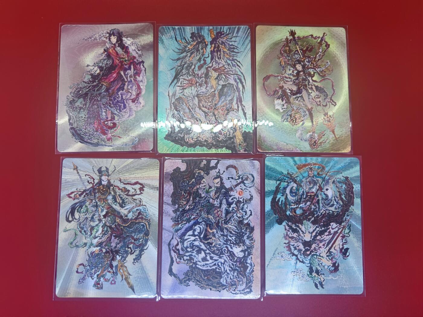 妖精的尾巴卡牌拍卖第二十一期(收拍品) 启读文化 封神第一弹 粗闪卡6张