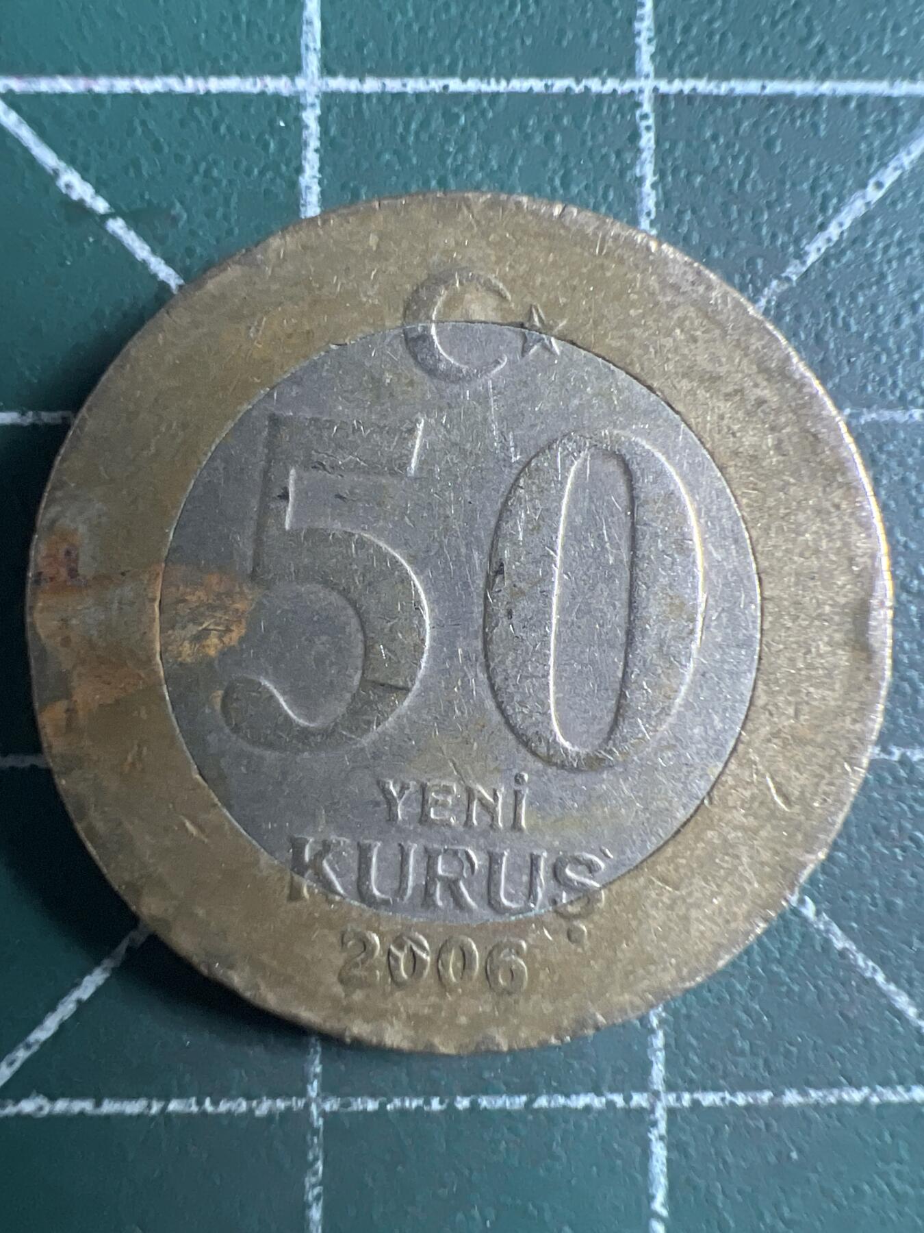 第669期 硬币专场 （无押金，捡漏，全场50包邮，偏远地区除外，接收代拍业务，本店十天发一次货） 土耳其50库鲁