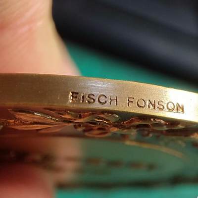 欧洲章牌艺术 周五九点 比利时 潜水纪念铜章50克