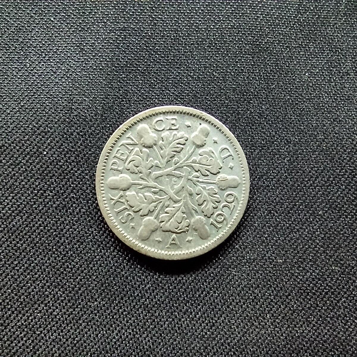 邮泉阁限时拍卖第十二场 各国硬币专场 英国1929年6便士0.500银币2.83克