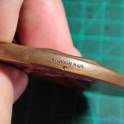 欧洲章牌艺术 周五九点 1914比利时红衣主教铜章65MM