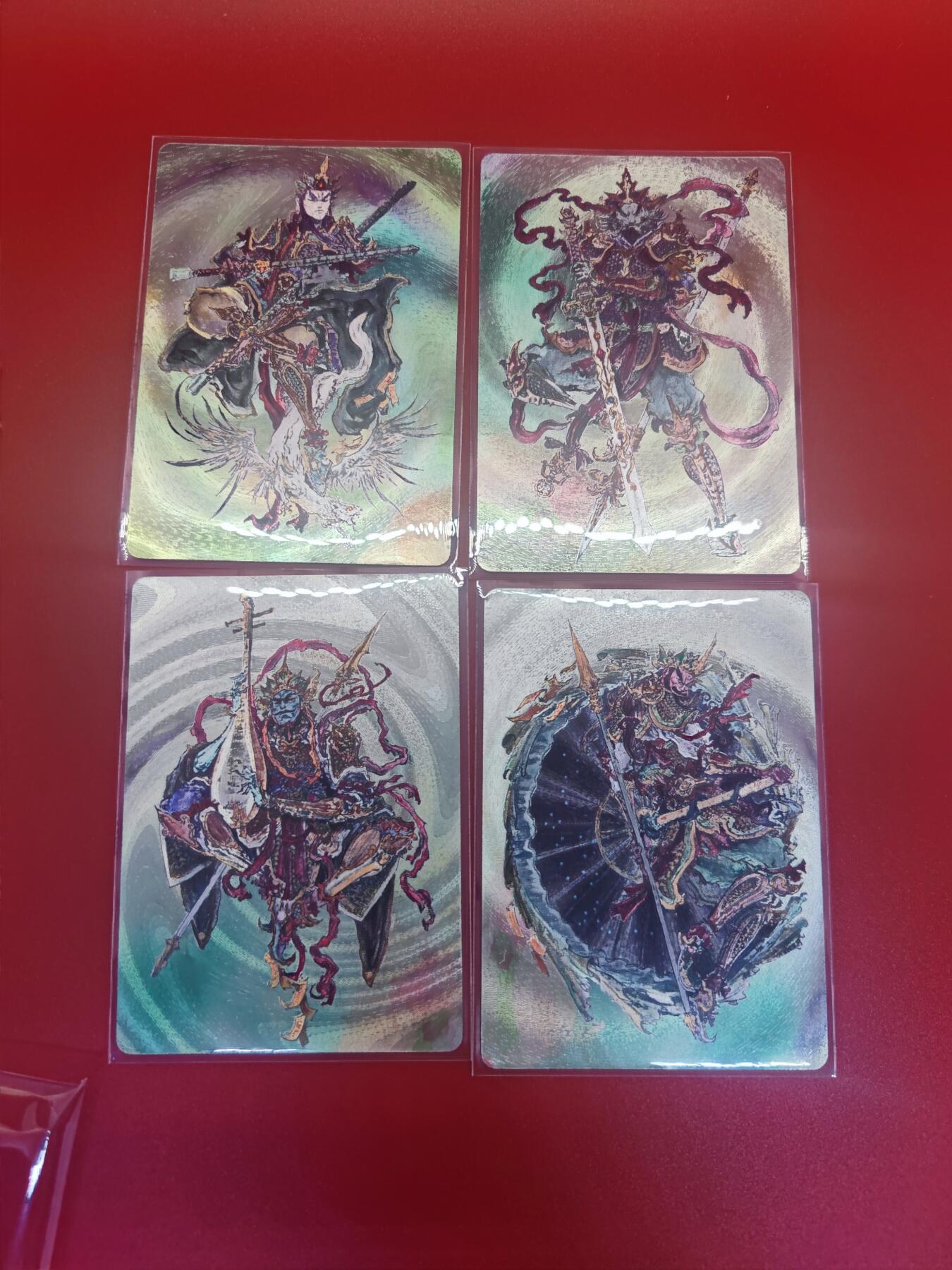 妖精的尾巴卡牌拍卖第二十一期(收拍品) 启读文化 封神第一弹-四大天王 粗闪卡