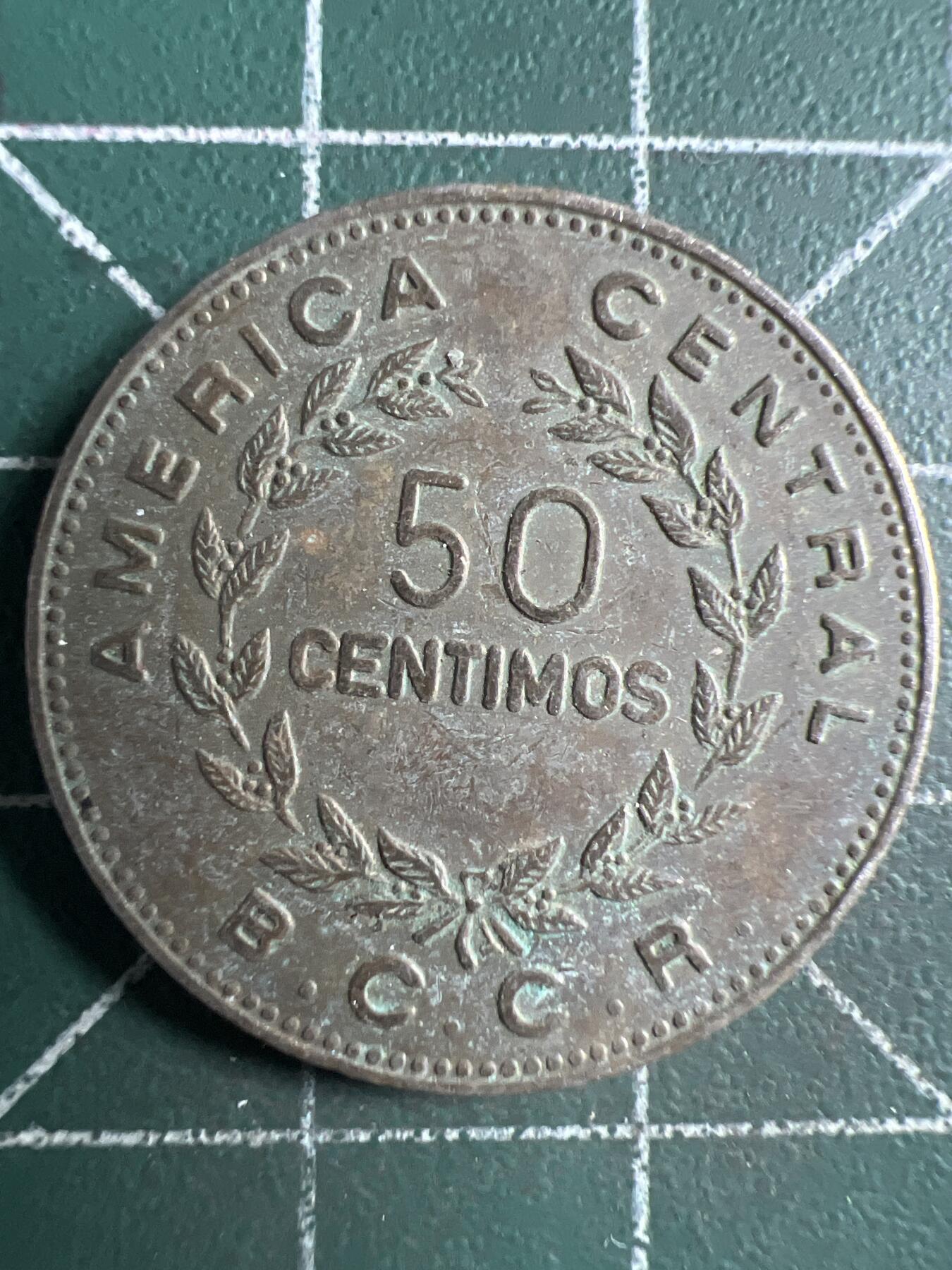 第651期 硬币专场 （无押金，捡漏，全场50包邮，偏远地区除外，接收代拍业务，本店十天发一次货） 哥斯达黎加50分 1972年