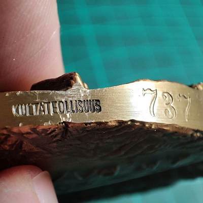 欧洲章牌艺术 周五九点 芬兰1967年总统帕西基维记念大铜章