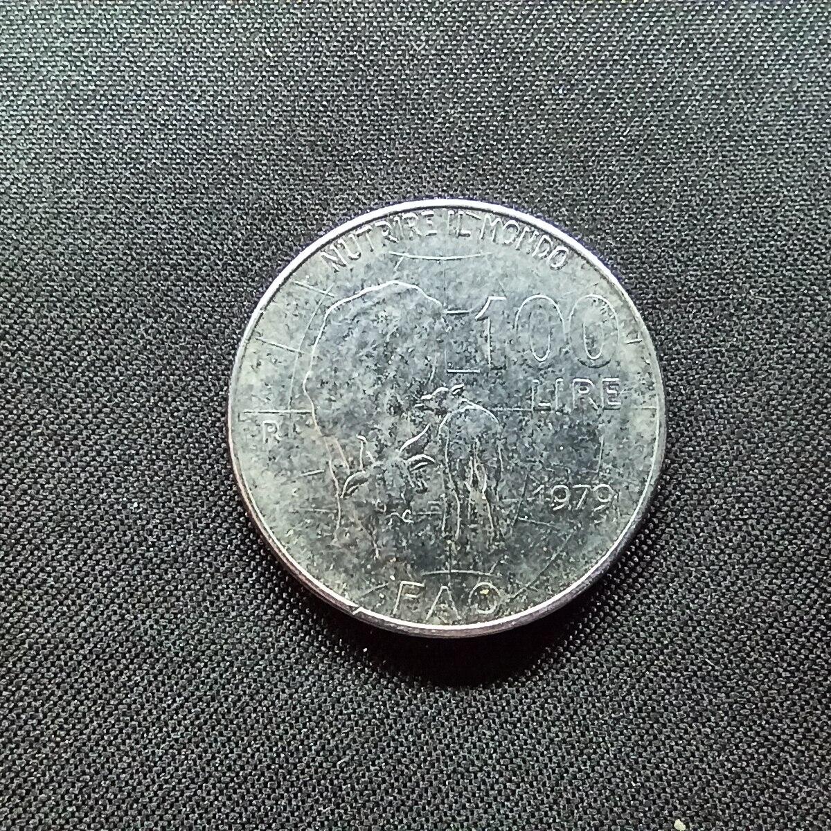 邮泉阁限时拍卖第十二场 各国硬币专场 意大利1979年100里拉纪念币