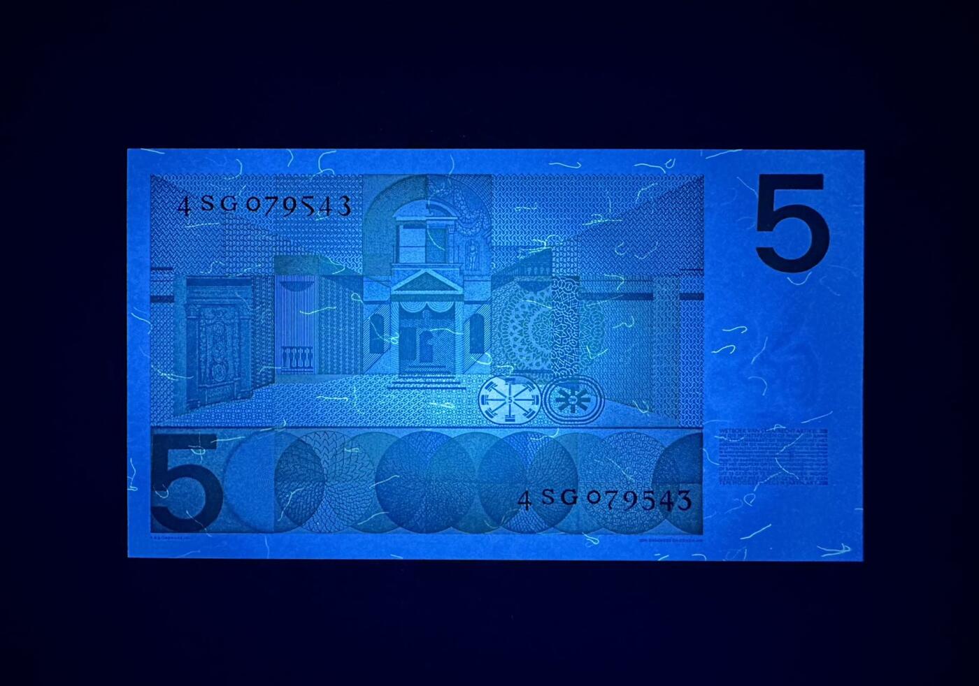 收藏联盟Quantum Auction 第360期拍卖  荷兰1966年5盾 品相全新UNC 诗人 冯德尔