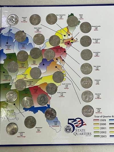 20240711 全新带册50州纪念币