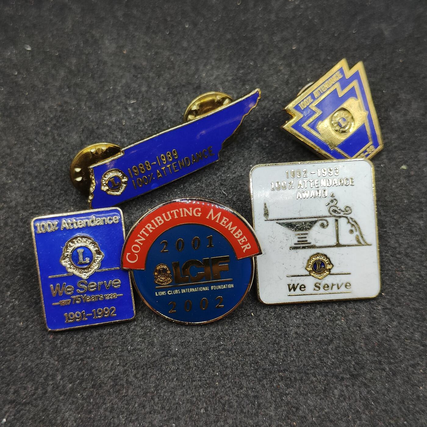 全场0元起拍 第173期 咸鱼国勋章拍卖专场 7月14日（周日）下午6：00开始 国际狮子会徽章一组