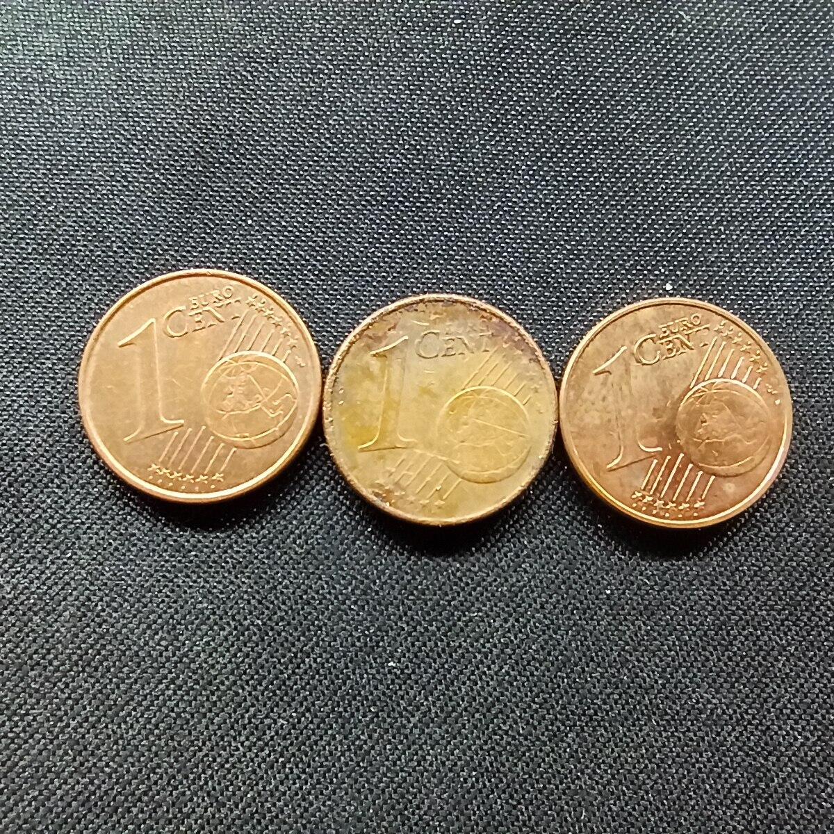 邮泉阁限时拍卖第十二场 各国硬币专场 1欧分3个国家