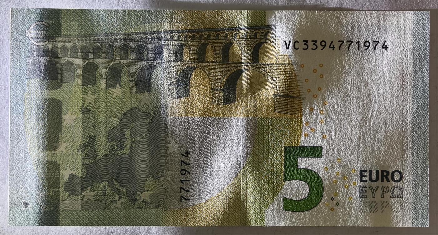 紫瑗钱币——第381期拍卖——纸币场 欧元 西班牙 2013年 加尔桥 5欧元 UNC