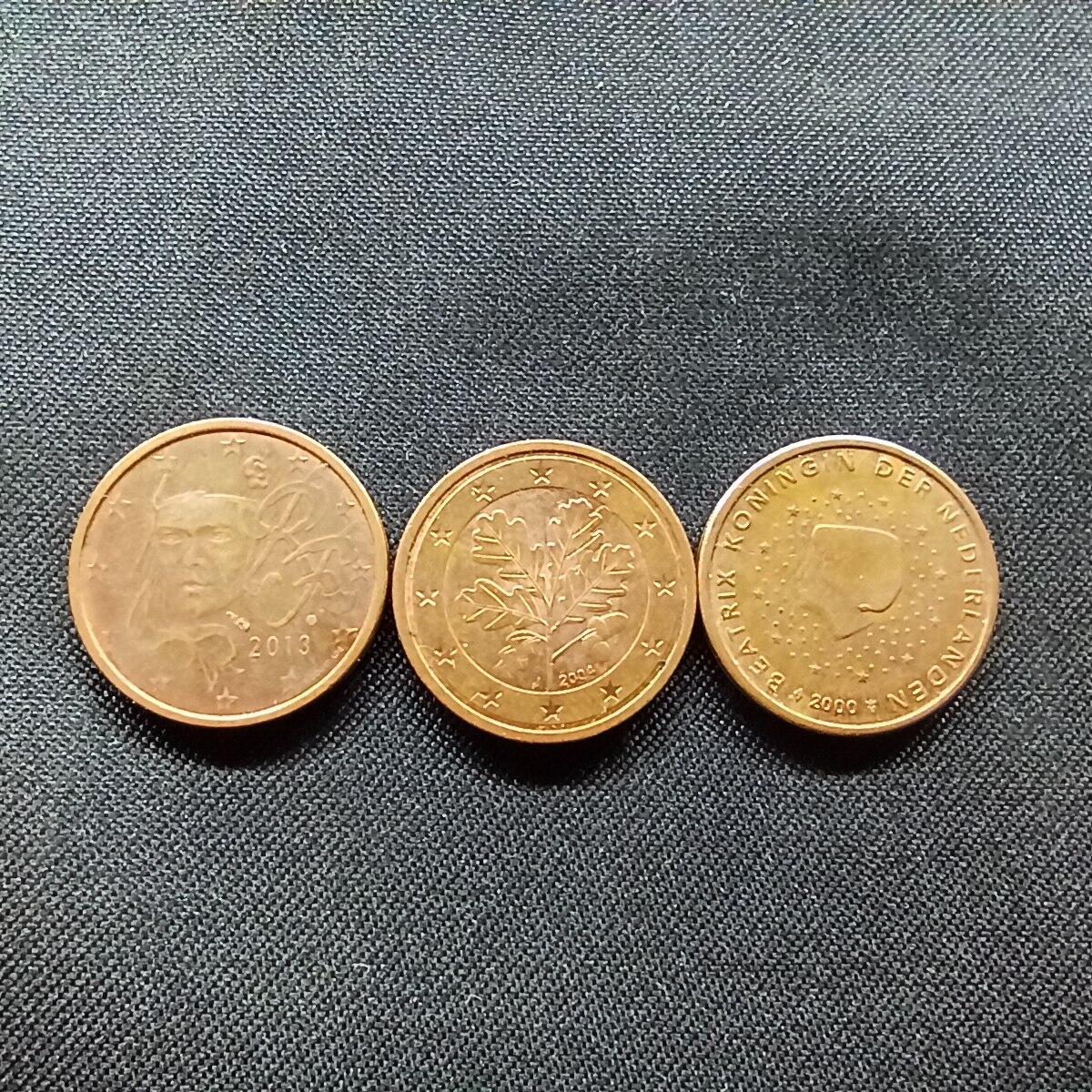 邮泉阁限时拍卖第十二场 各国硬币专场 2欧分3个国家