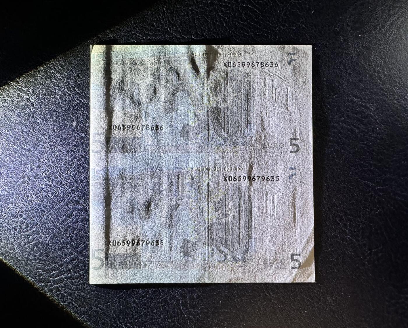 收藏联盟Quantum Auction 第360期拍卖  欧盟德国2002年5欧元两联体第一签名 品相UNC -  号码无4 角有瑕疵