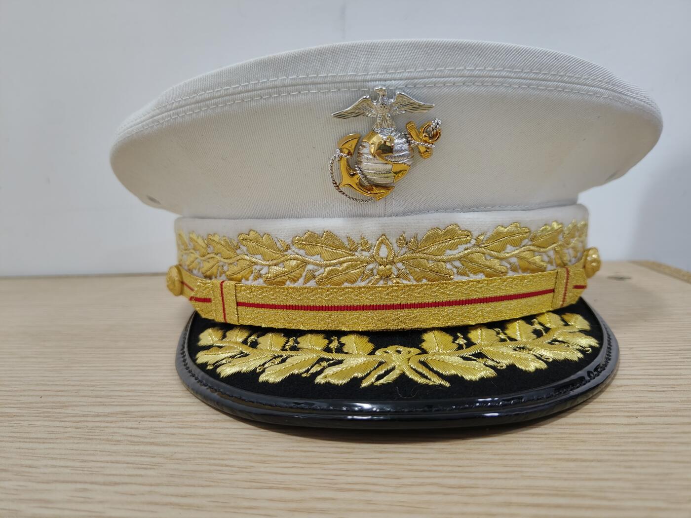 全场0元起拍 第173期 咸鱼国勋章拍卖专场 7月14日（周日）下午6：00开始 美国海军陆战队总司令礼服帽 58CM