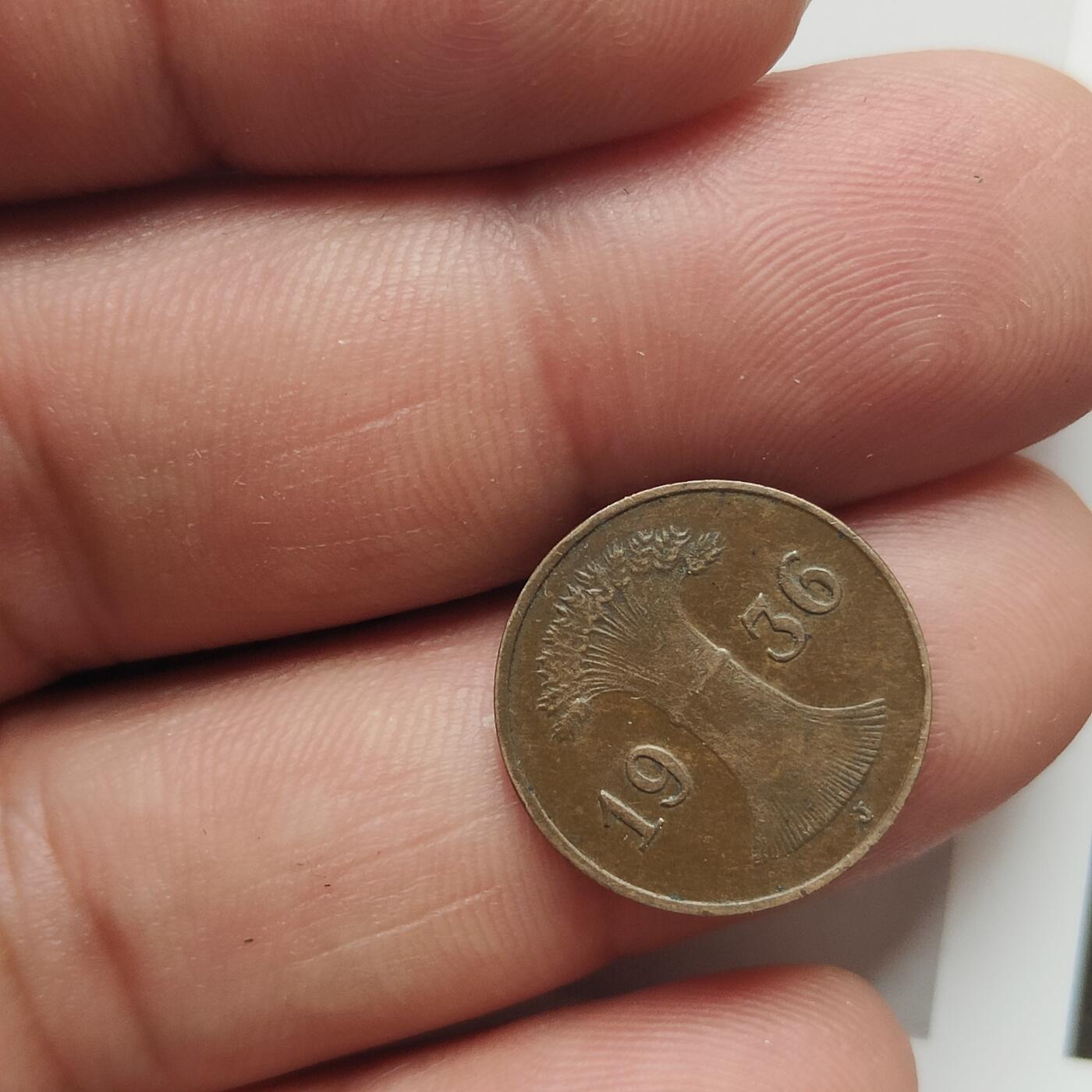 英雄古币捡漏专场第一期无押金可累计捡漏，全场50包邮，偏远地区除外。 德国1936年