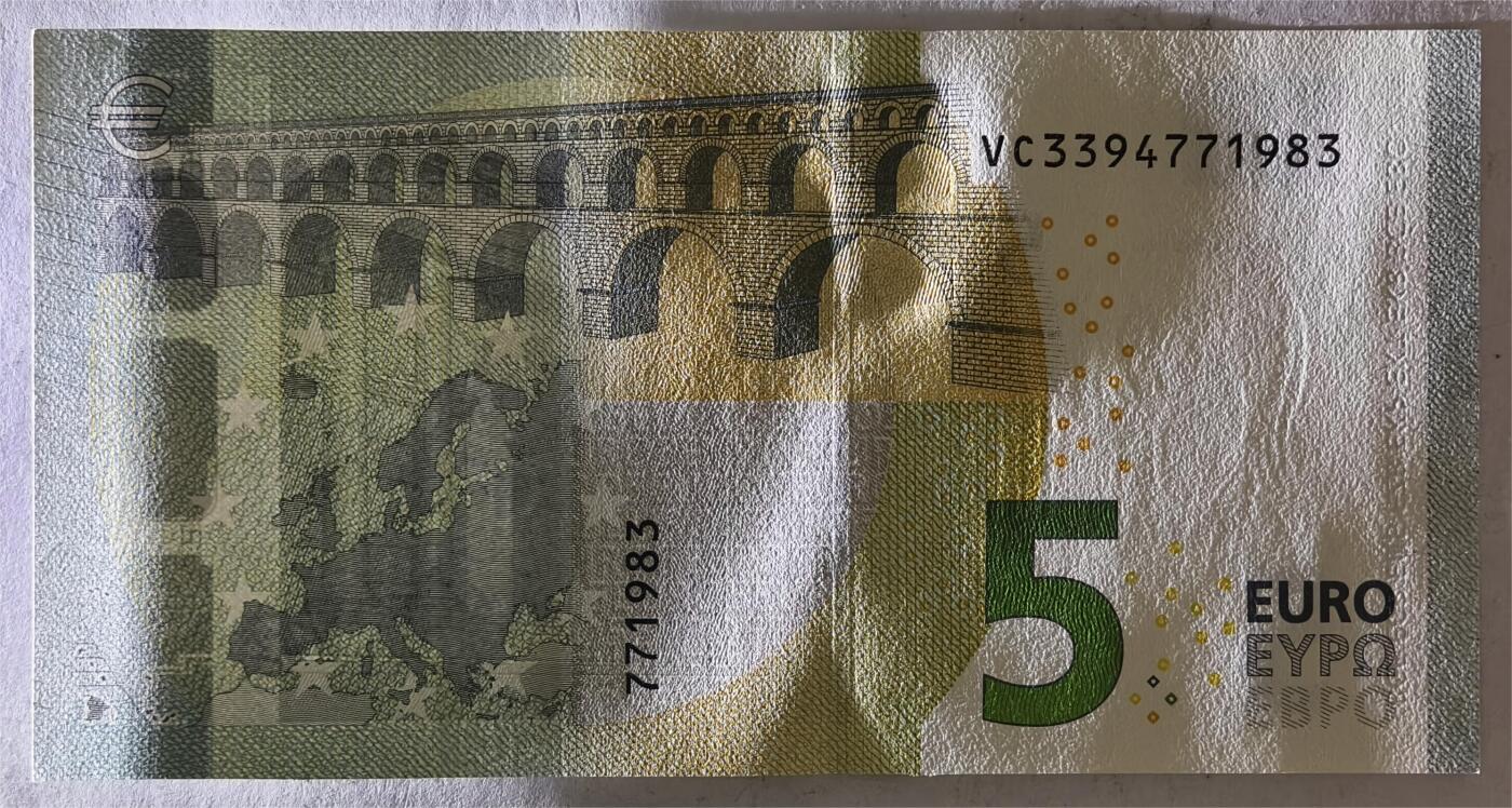 紫瑗钱币——第381期拍卖——纸币场 欧元 西班牙 2013年 加尔桥 5欧元 UNC