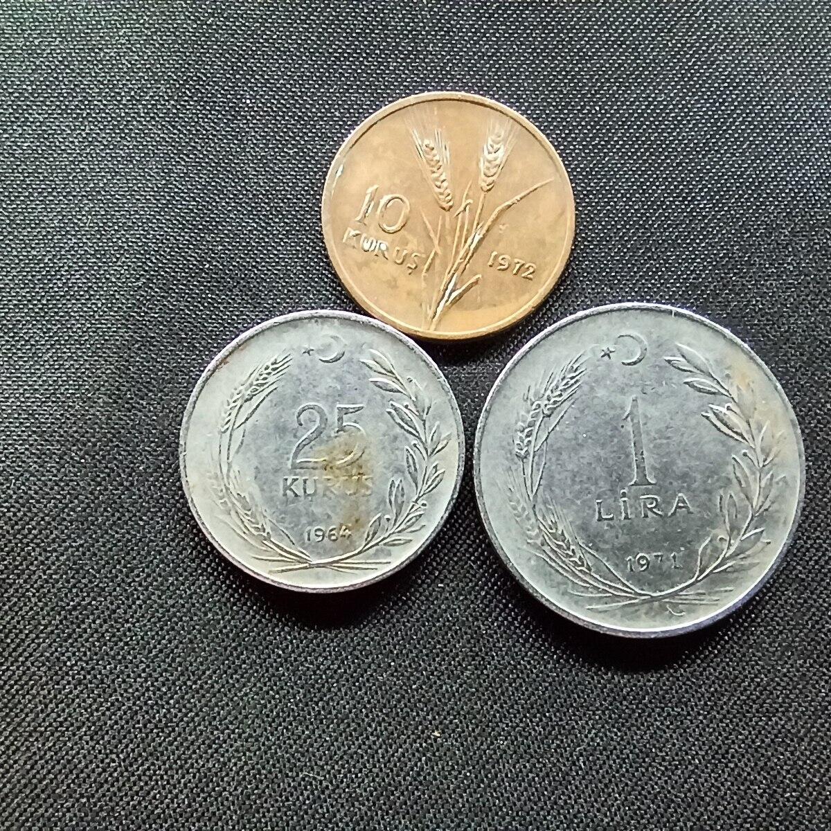 邮泉阁限时拍卖第十二场 各国硬币专场 土耳其3枚