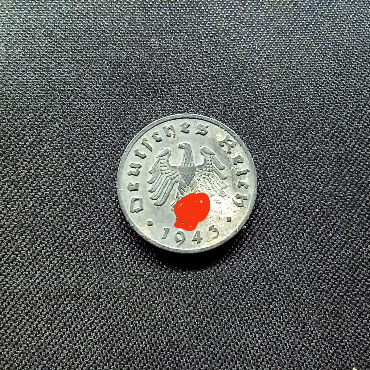 邮泉阁限时拍卖第十二场 各国硬币专场 二战德国1943年1芬尼F版