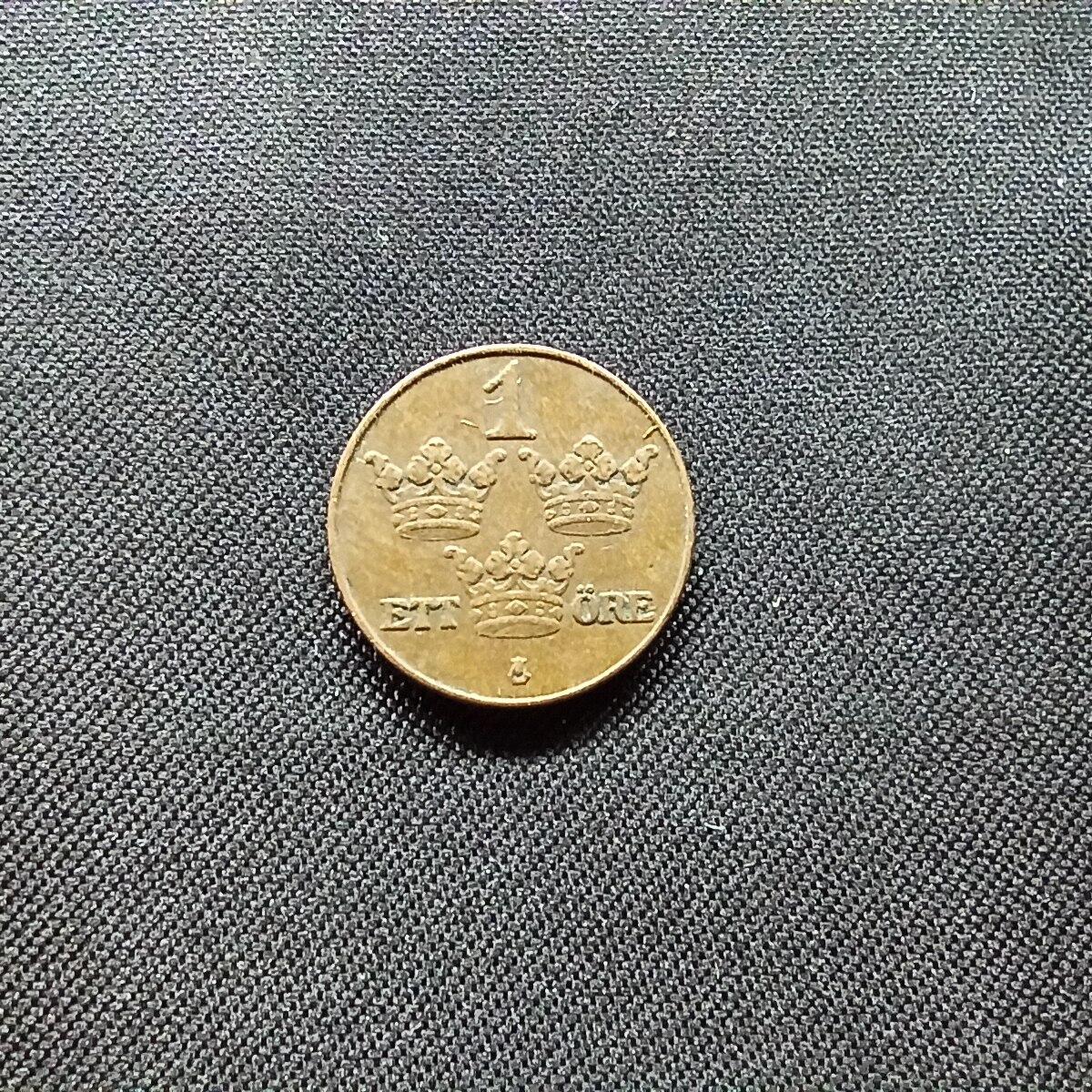 邮泉阁限时拍卖第十二场 各国硬币专场 瑞典1925年1欧尔