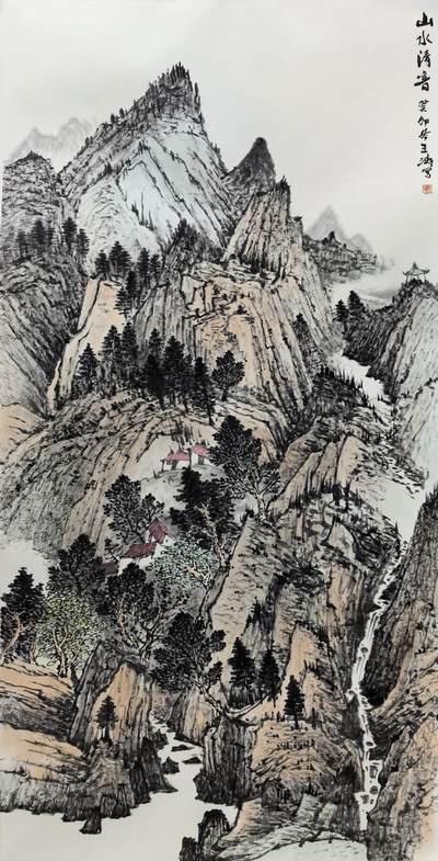 《山水清音》王涛-8.5平尺 - 《山水清音》王涛-8.5平尺