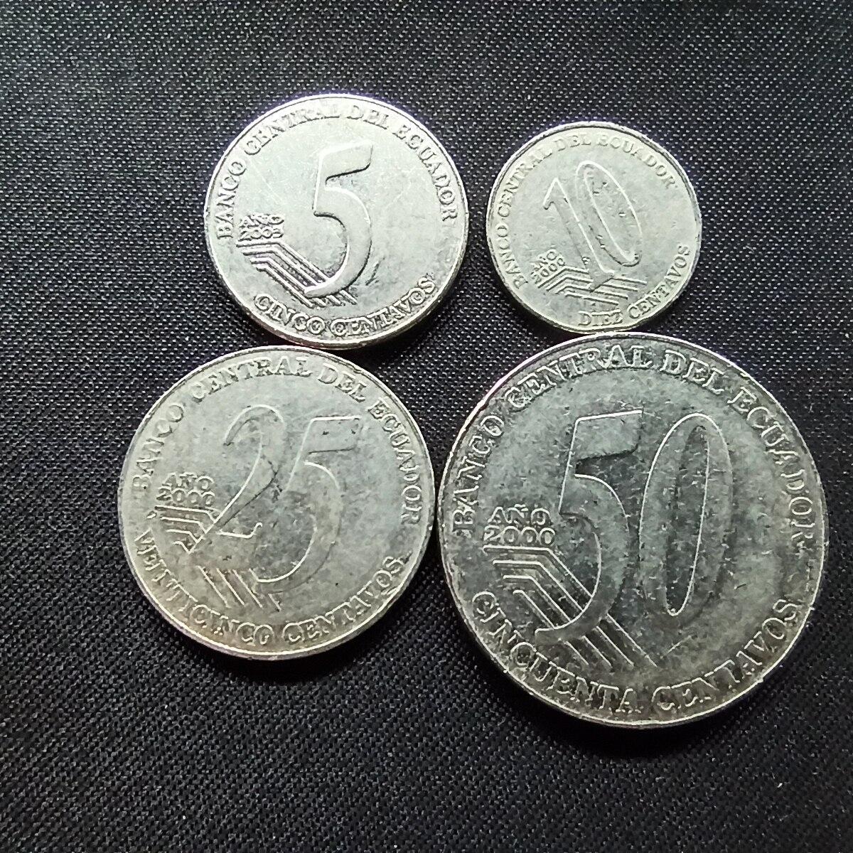 邮泉阁限时拍卖第十二场 各国硬币专场 厄瓜多尔4枚