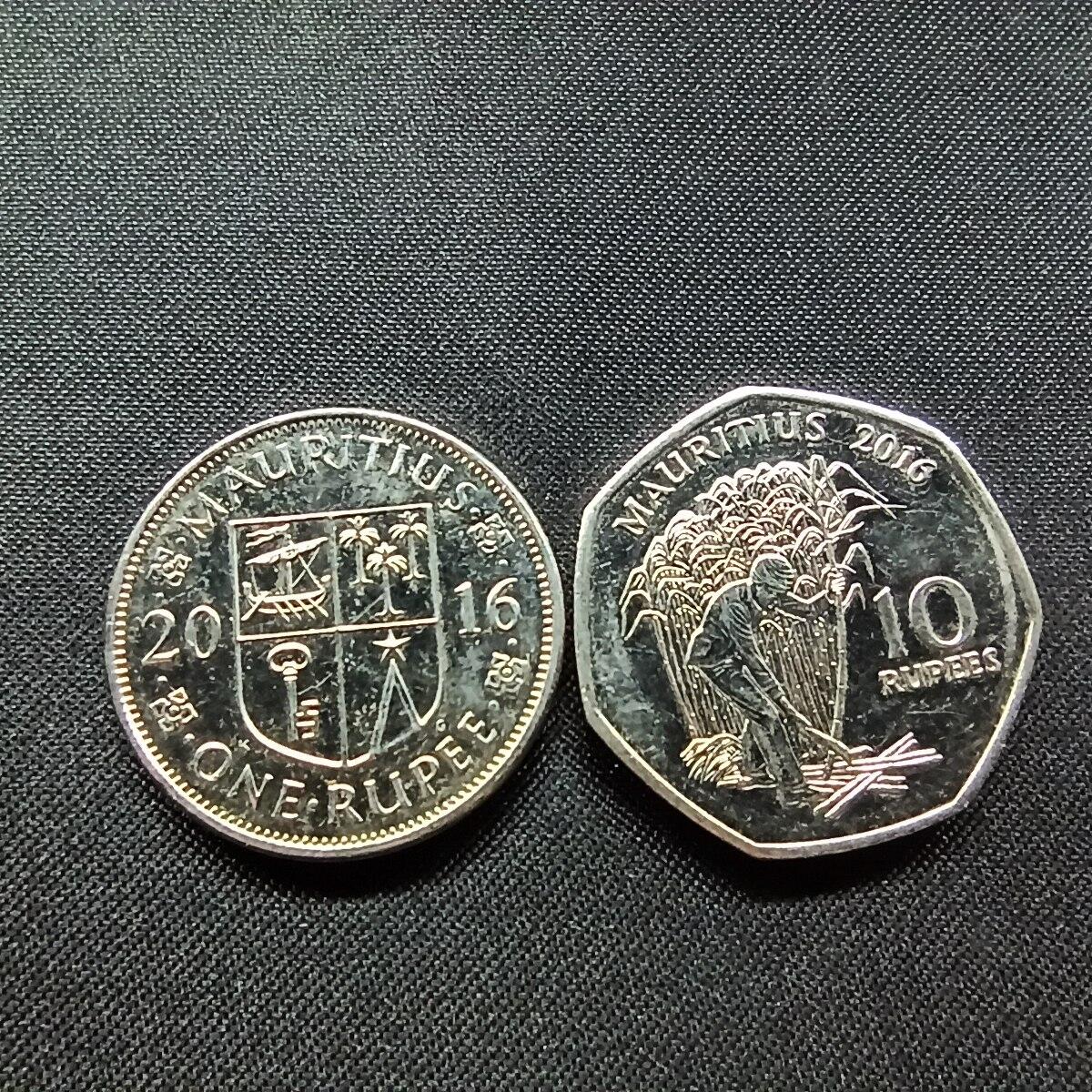 邮泉阁限时拍卖第十二场 各国硬币专场 毛里求斯2枚