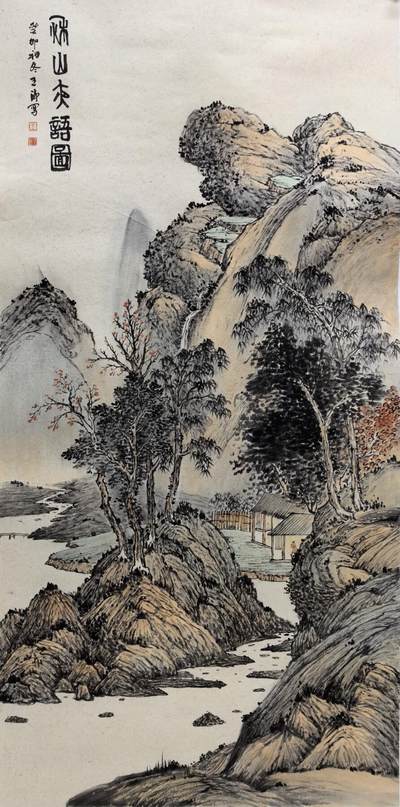 《秋山春雨》王涛-8.5平尺 - 《秋山春雨》王涛-8.5平尺