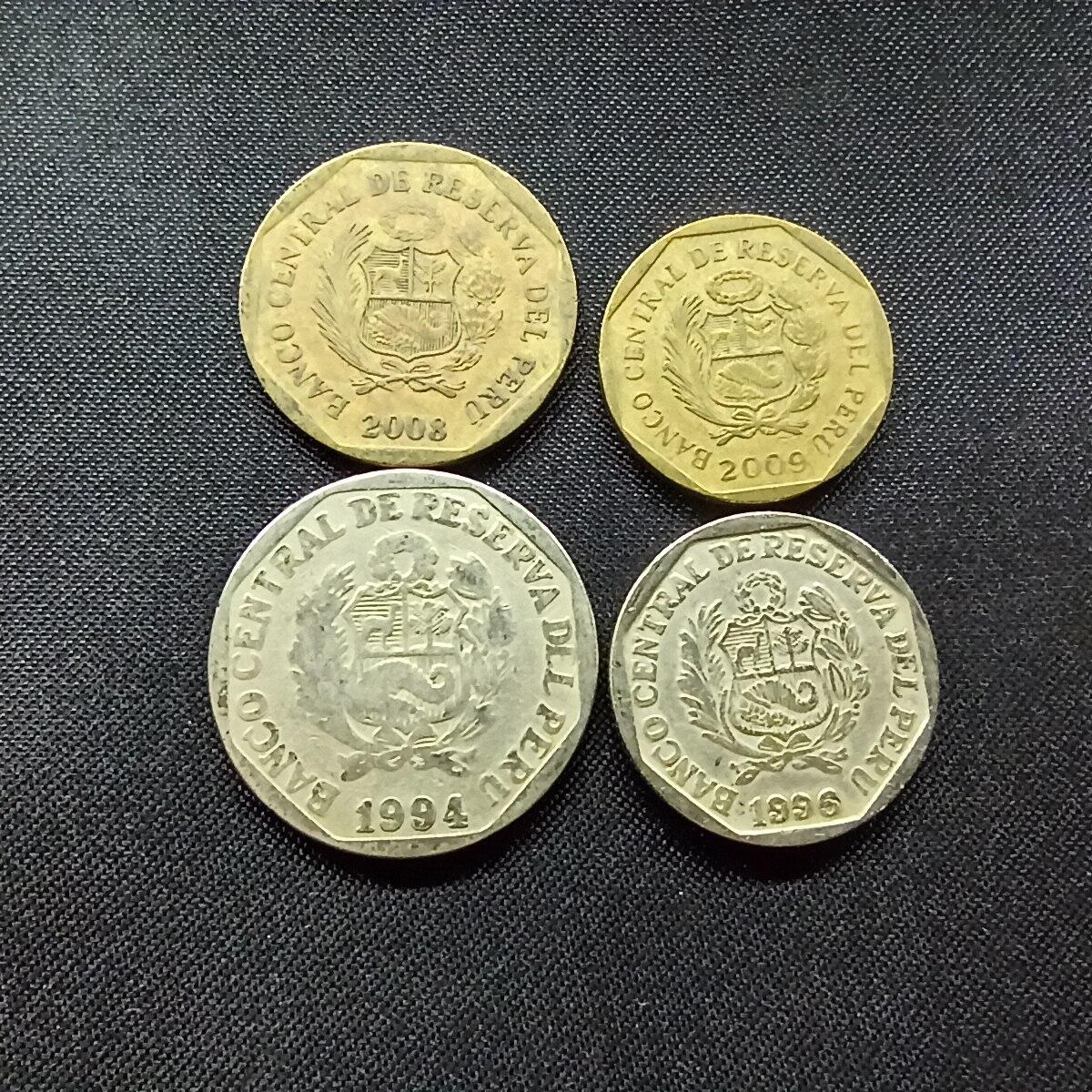 邮泉阁限时拍卖第十二场 各国硬币专场 秘鲁4枚