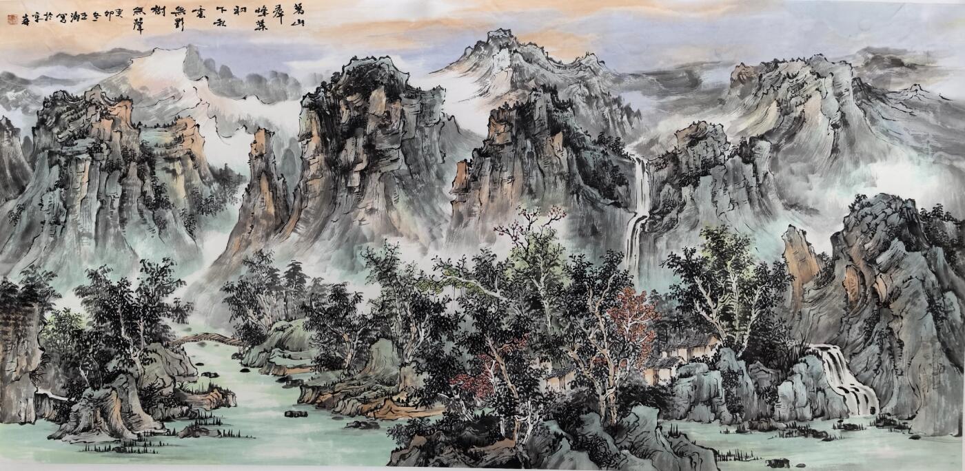 《万山群峰叶初下》王涛-8.5