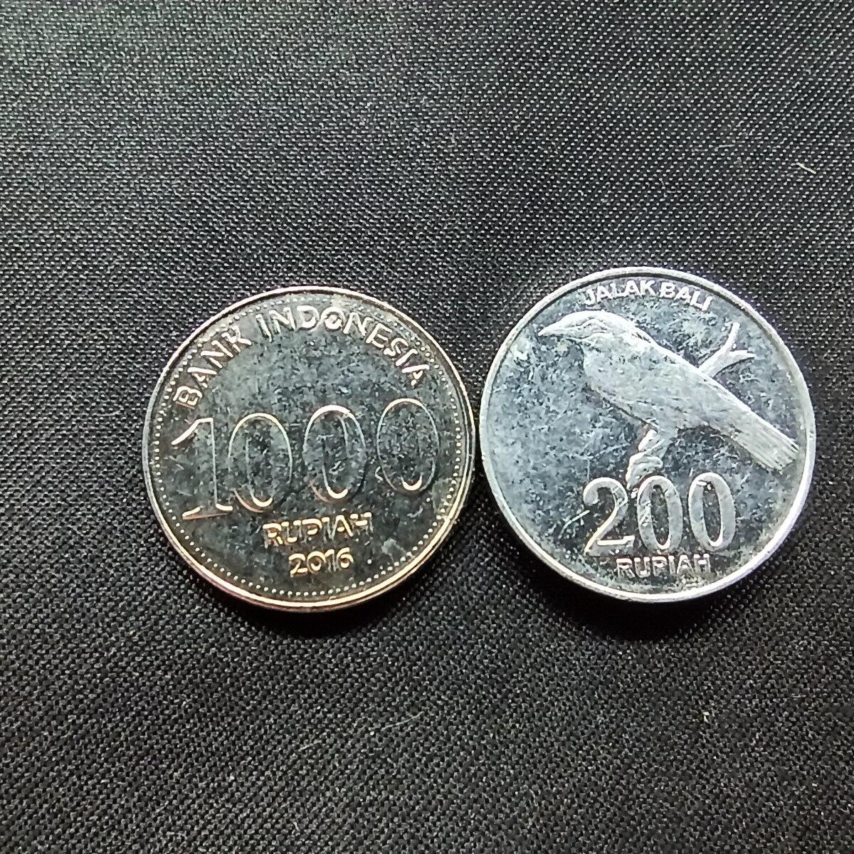 邮泉阁限时拍卖第十二场 各国硬币专场 印度尼西亚2枚