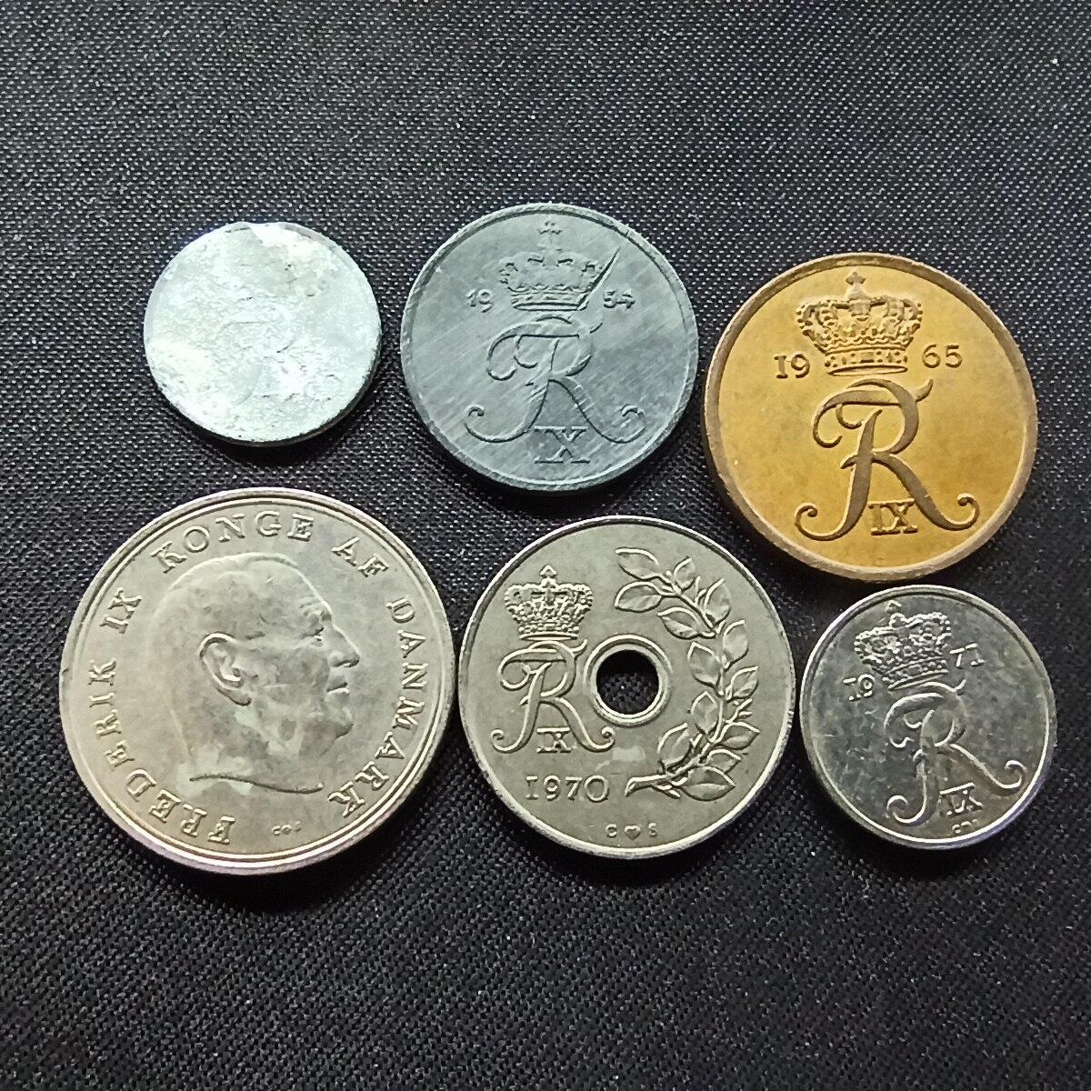 邮泉阁限时拍卖第十二场 各国硬币专场 丹麦6枚