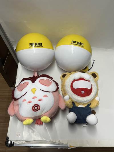 零元拍：Popmart绝版大蛋哈利波特公仔 赫敏和海格各一只 全新未开 卡背带蛋壳齐 两只一起拍！拍下还赠猫头鹰和小虎头公仔两只。 - 零元拍：Popmart绝版大蛋哈利波特公仔 赫敏和海格各一只 全新未开 卡背带蛋壳齐 两只一起拍！拍下还赠猫头鹰和小虎头公仔两只。