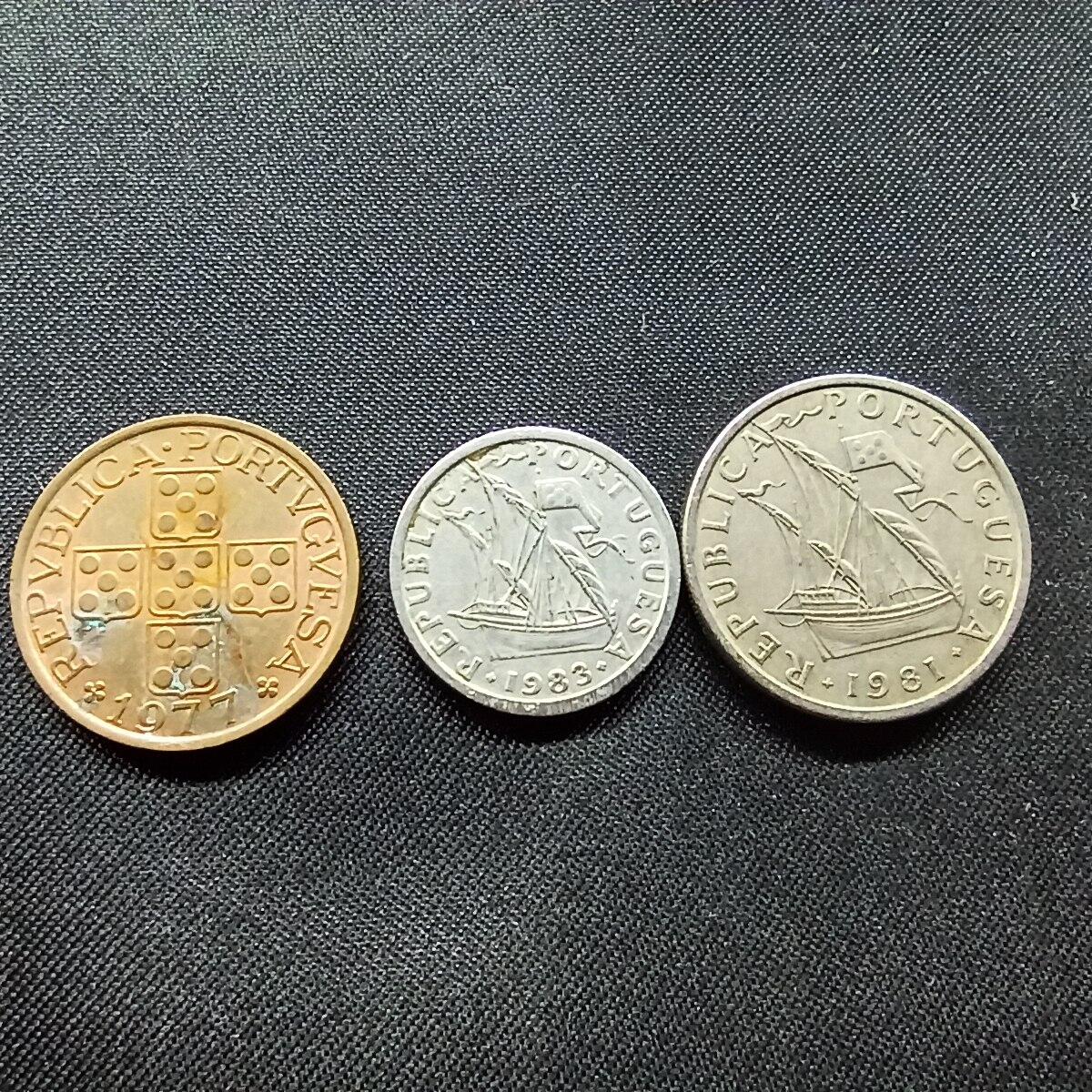 邮泉阁限时拍卖第十二场 各国硬币专场 葡萄牙3枚