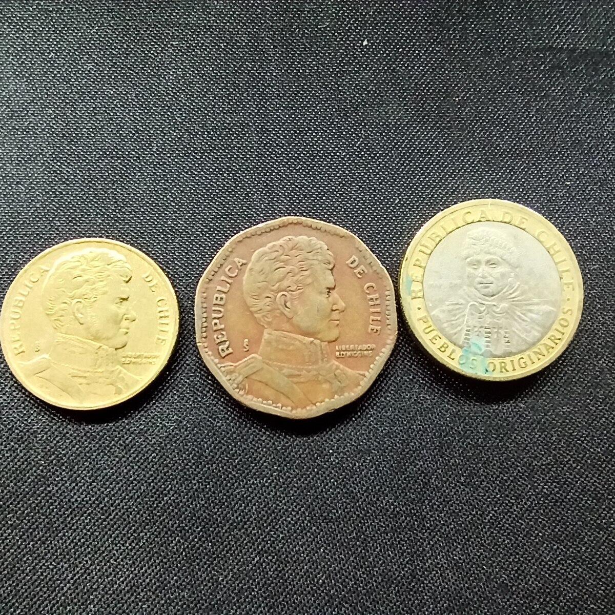 邮泉阁限时拍卖第十二场 各国硬币专场 智利3枚